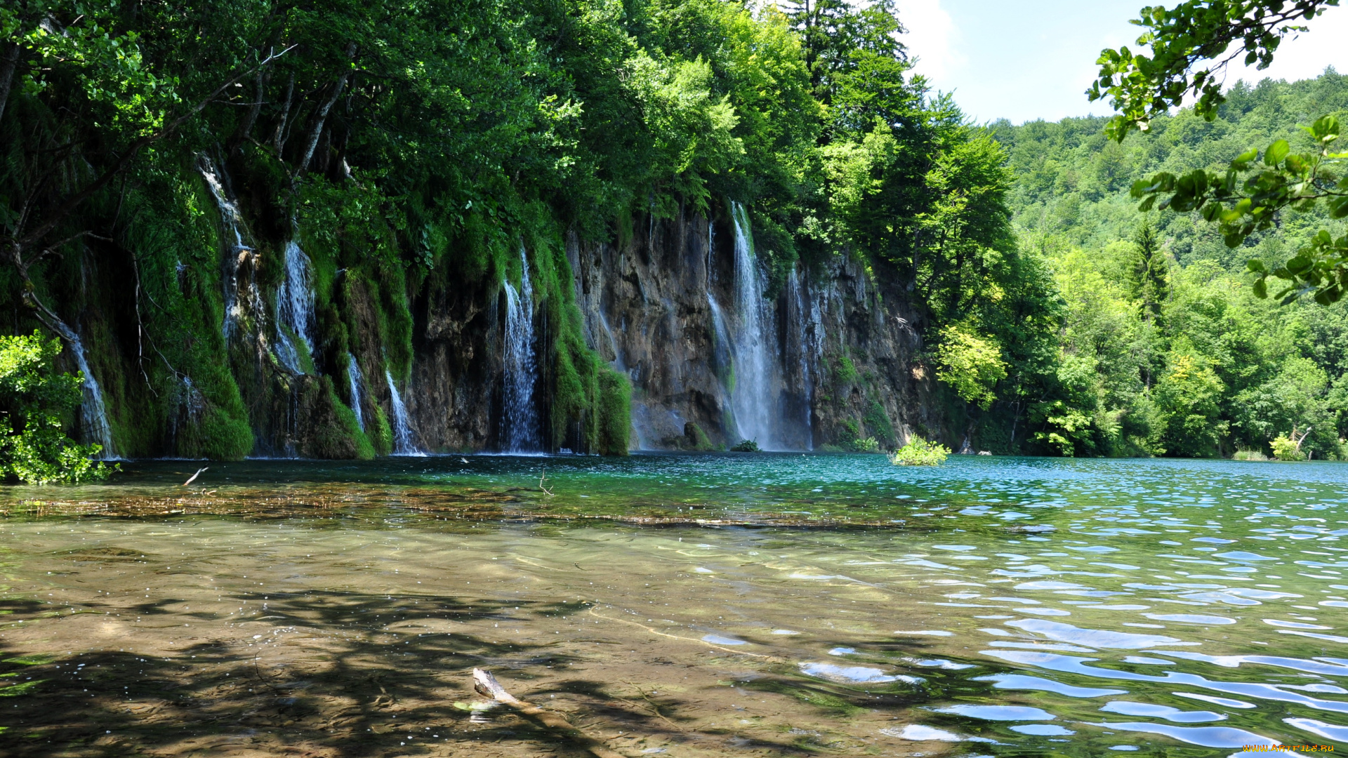 плитвицкие, озера, хорватия, природа, водопады, водопад, озеро