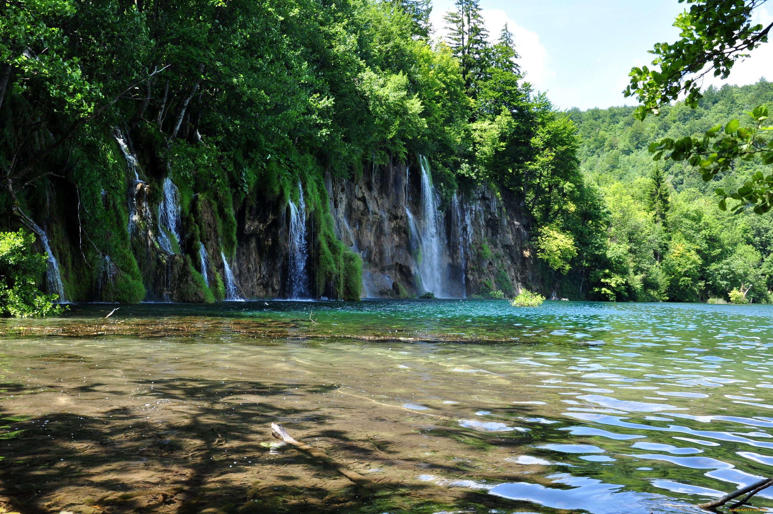 плитвицкие, озера, хорватия, природа, водопады, водопад, озеро