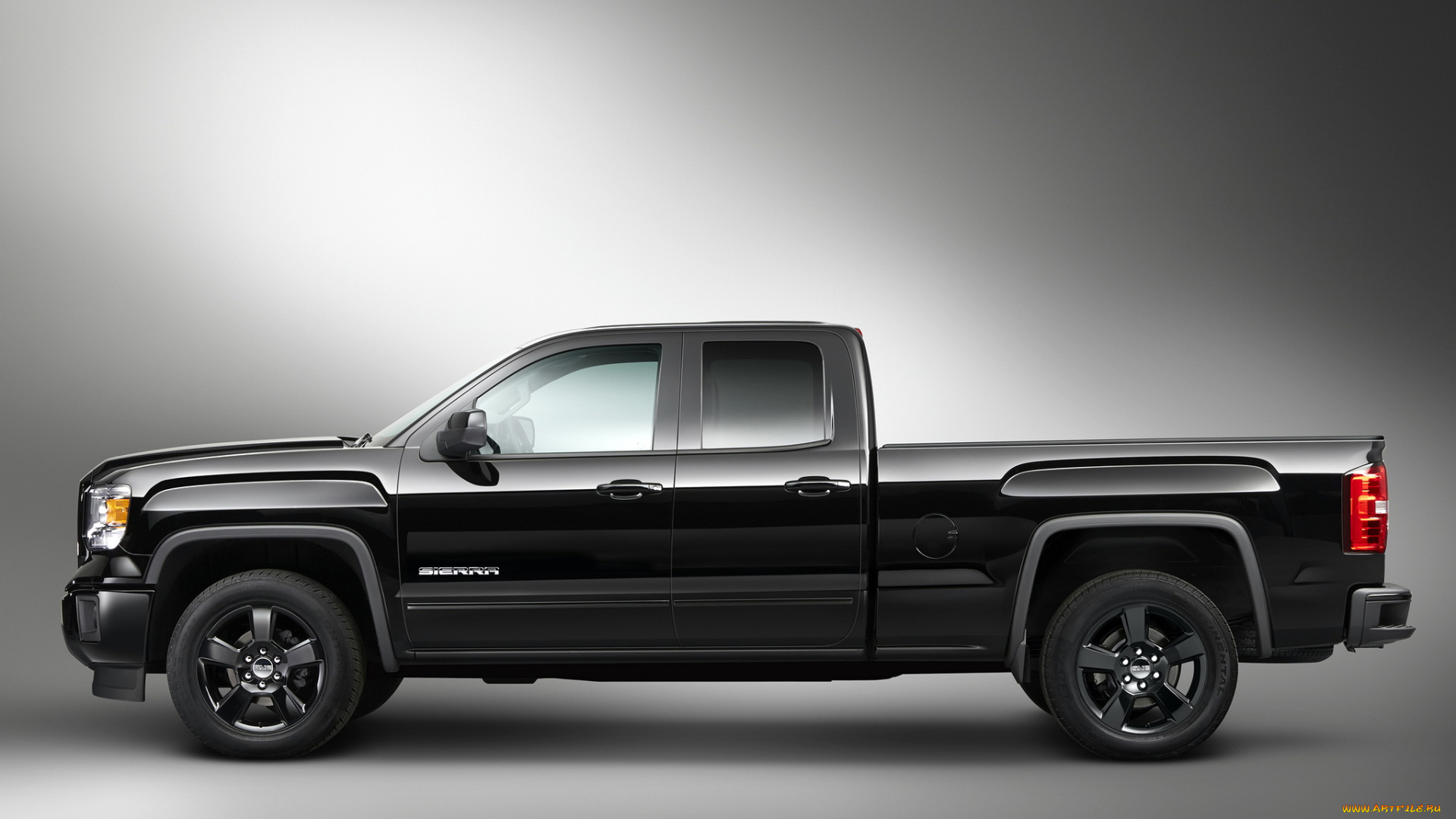 автомобили, gm-gmc, 2015г, double, sierra, gmc, 1500, темный, elevation, edition, cab