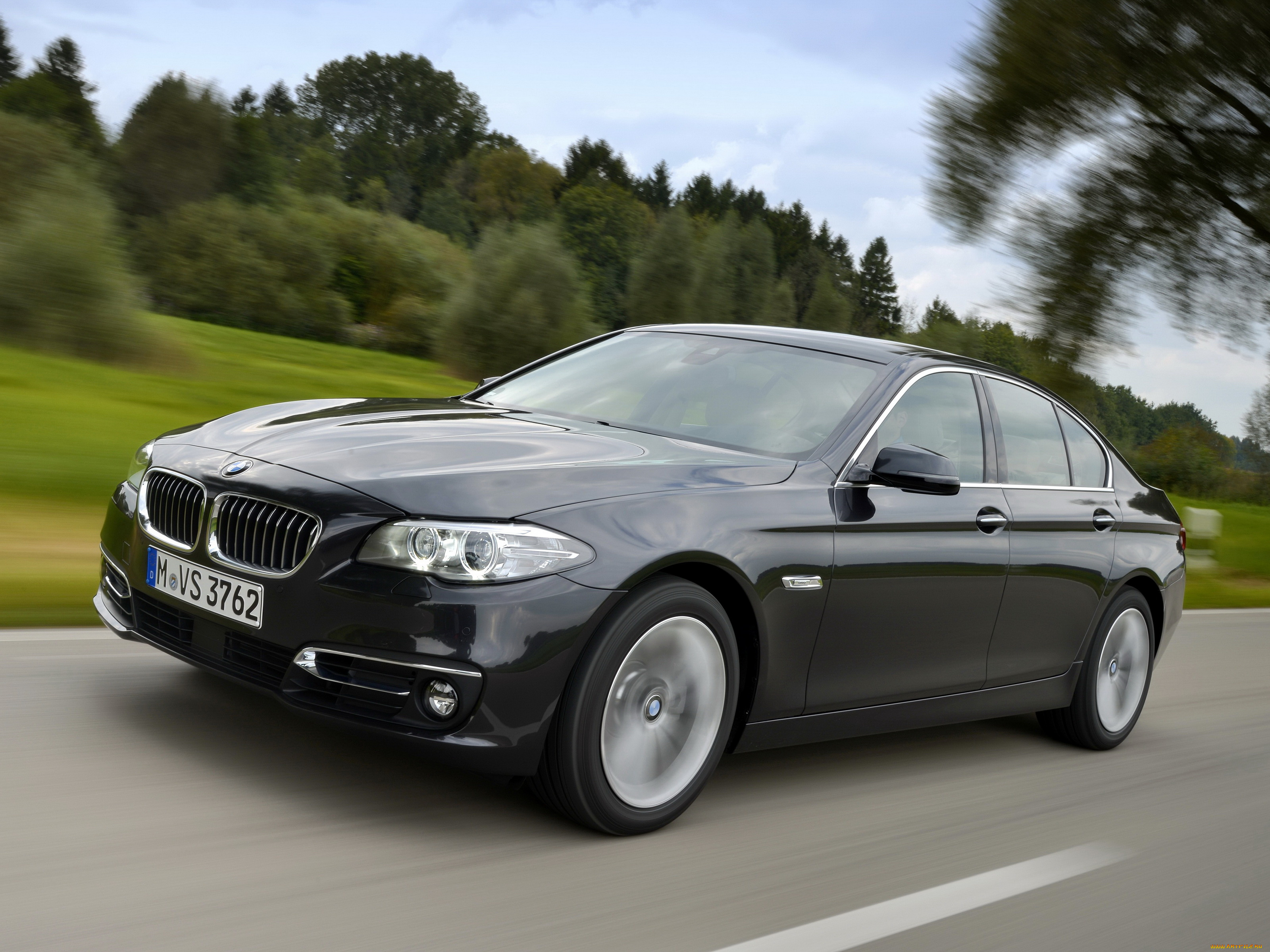 автомобили, bmw, f10, line, luxury, sedan, 518d, 2013г, темный