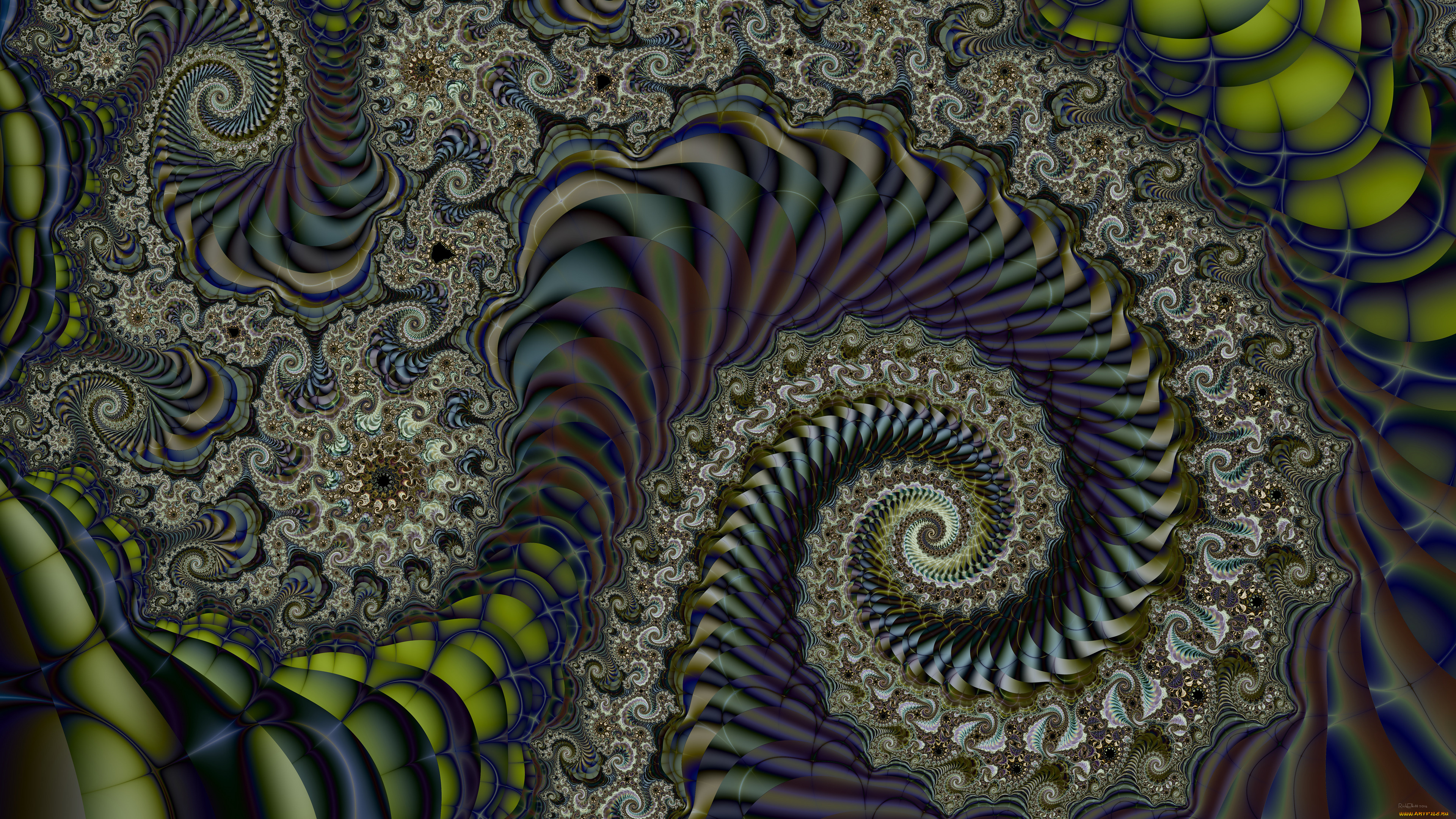 3д, графика, фракталы, , fractal, фон, узор, цвета