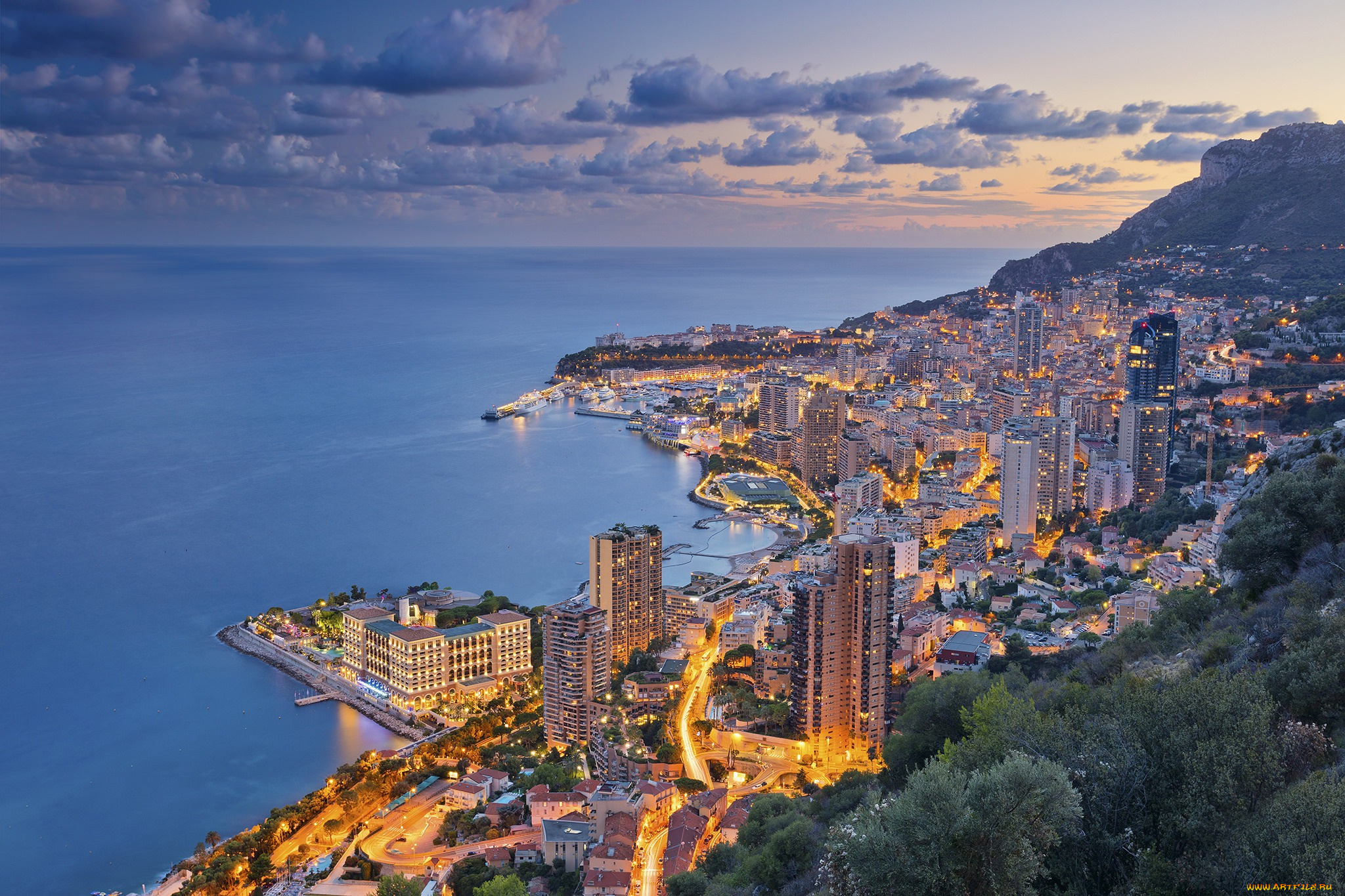 города, монте-карло, , монако, monte, carlo, monaco, french, riviera