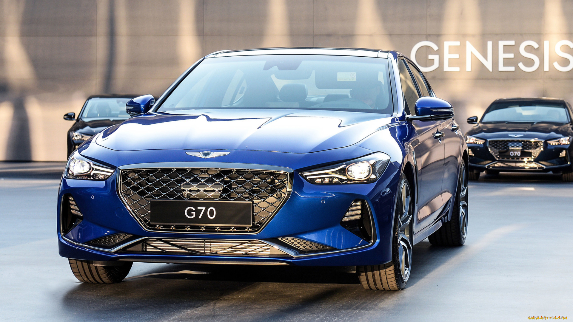 hyundai, genesis, g70, 2018, автомобили, выставки, и, уличные, фото, genesis, hyundai, 2018, g70