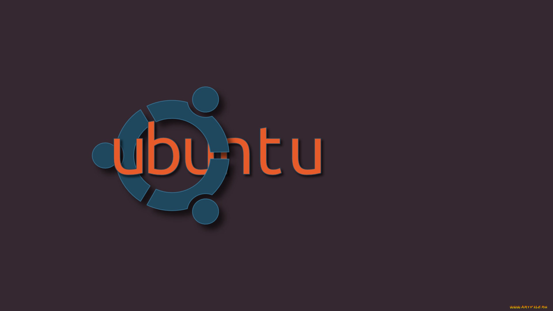 компьютеры, ubuntu, linux, логотип, фон