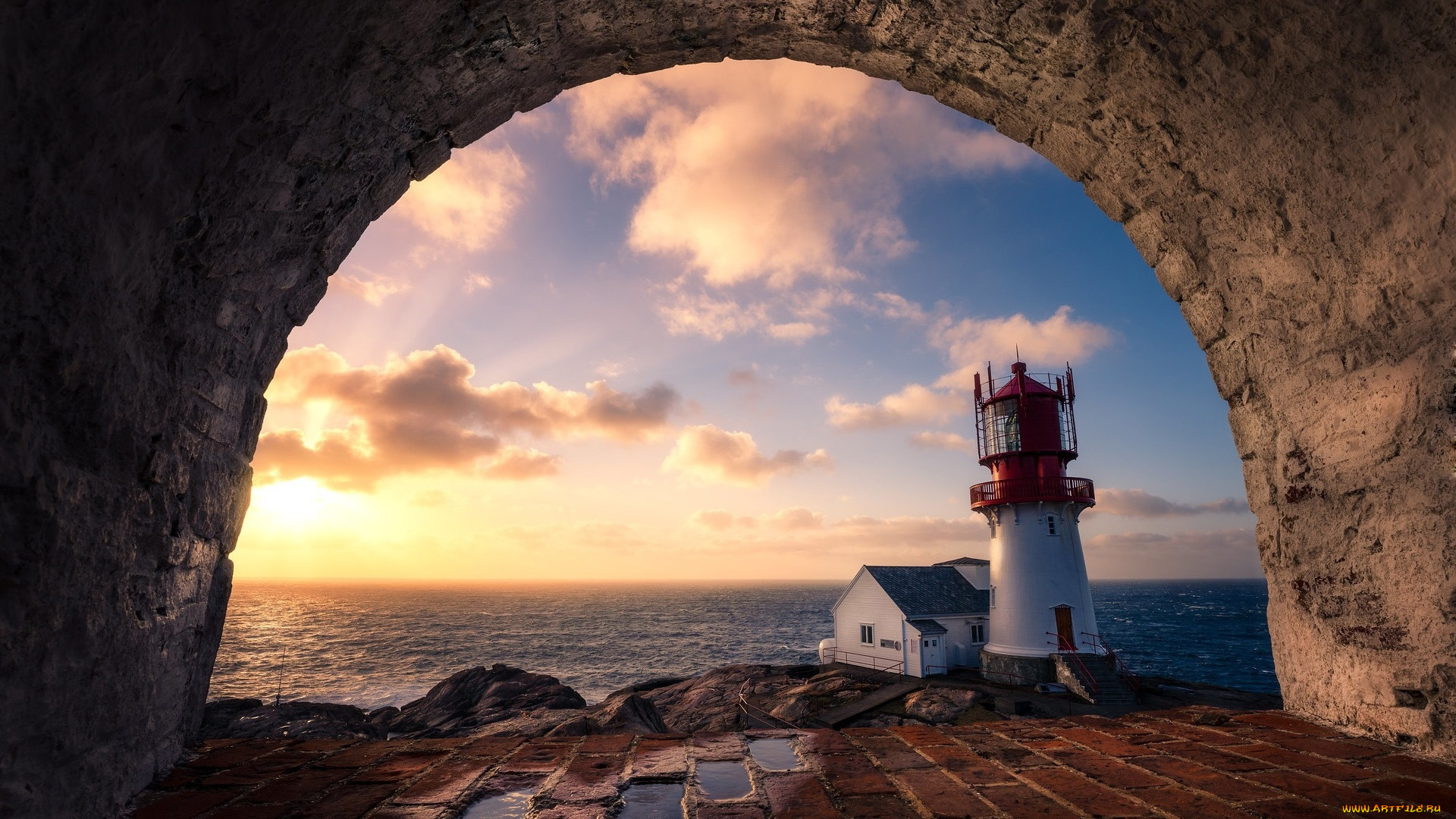 lindesnes, lighthouse, norway, природа, маяки, lindesnes, lighthouse