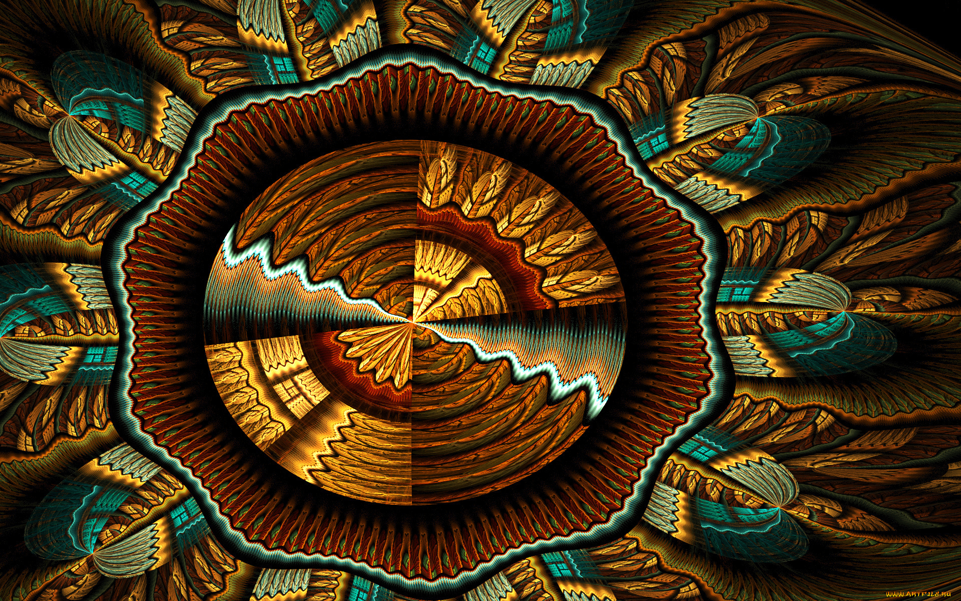 3д, графика, fractal, фракталы, узор, фон