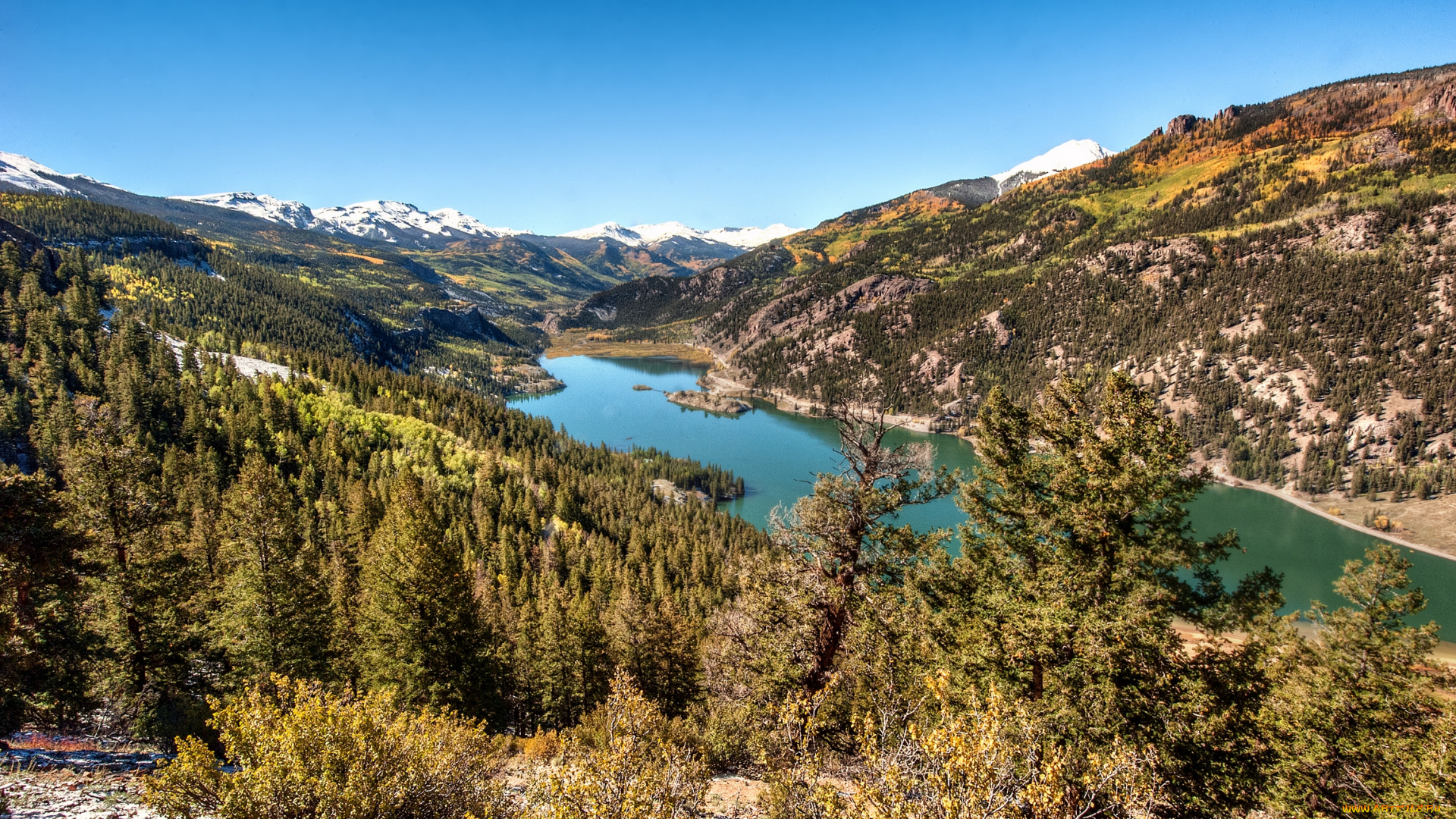 lake, san, cristobal, hinsdale, county, colorado, природа, реки, озера, rocky, mountains, озеро, сан-кристобаль, колорадо, скалистые, горы, лес