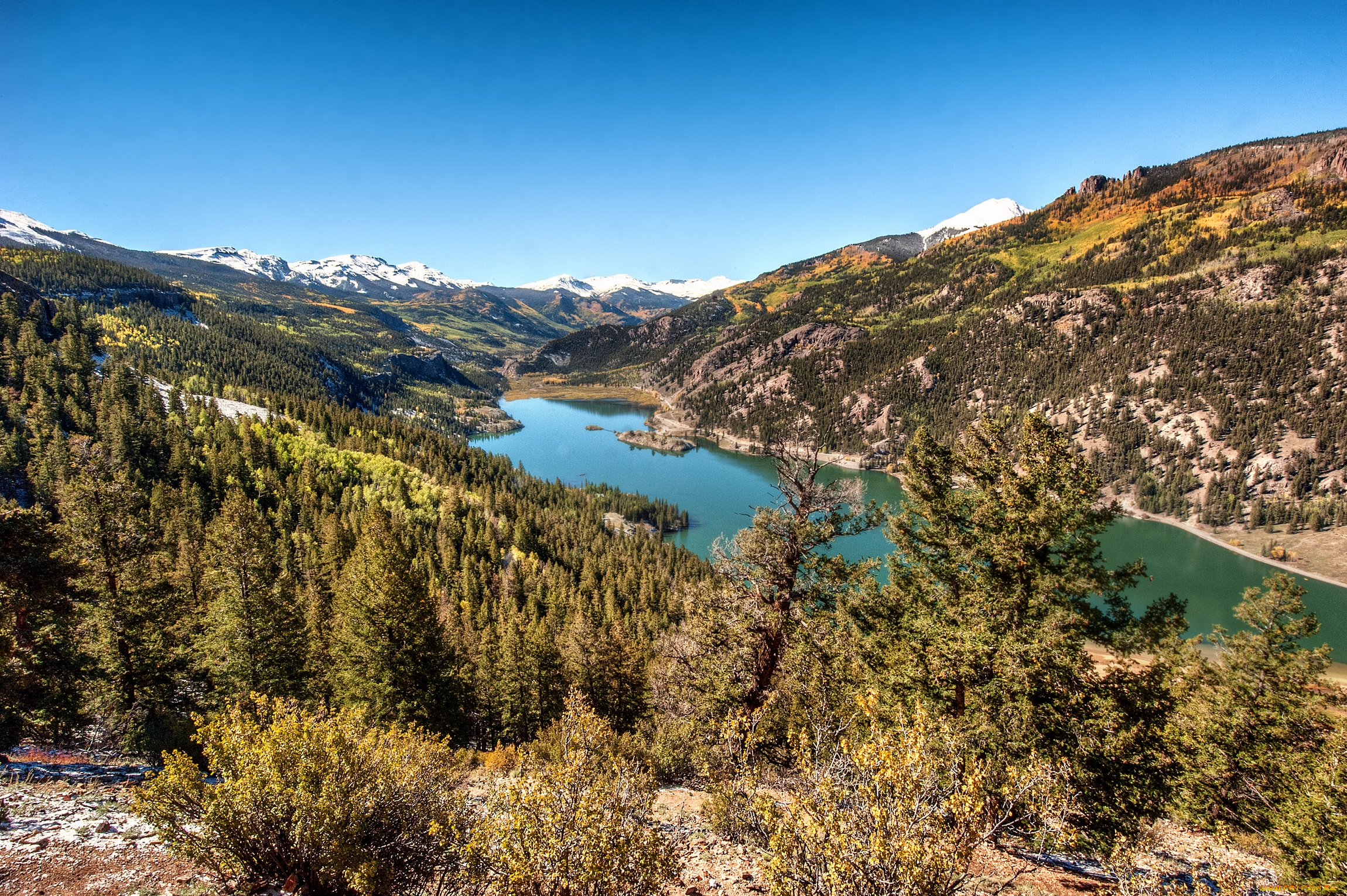 lake, san, cristobal, hinsdale, county, colorado, природа, реки, озера, rocky, mountains, озеро, сан-кристобаль, колорадо, скалистые, горы, лес