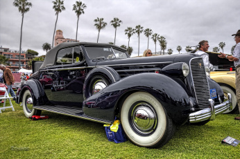 обоя 1936 cadillac fleetwood convertible, автомобили, выставки и уличные фото, автошоу, выставка