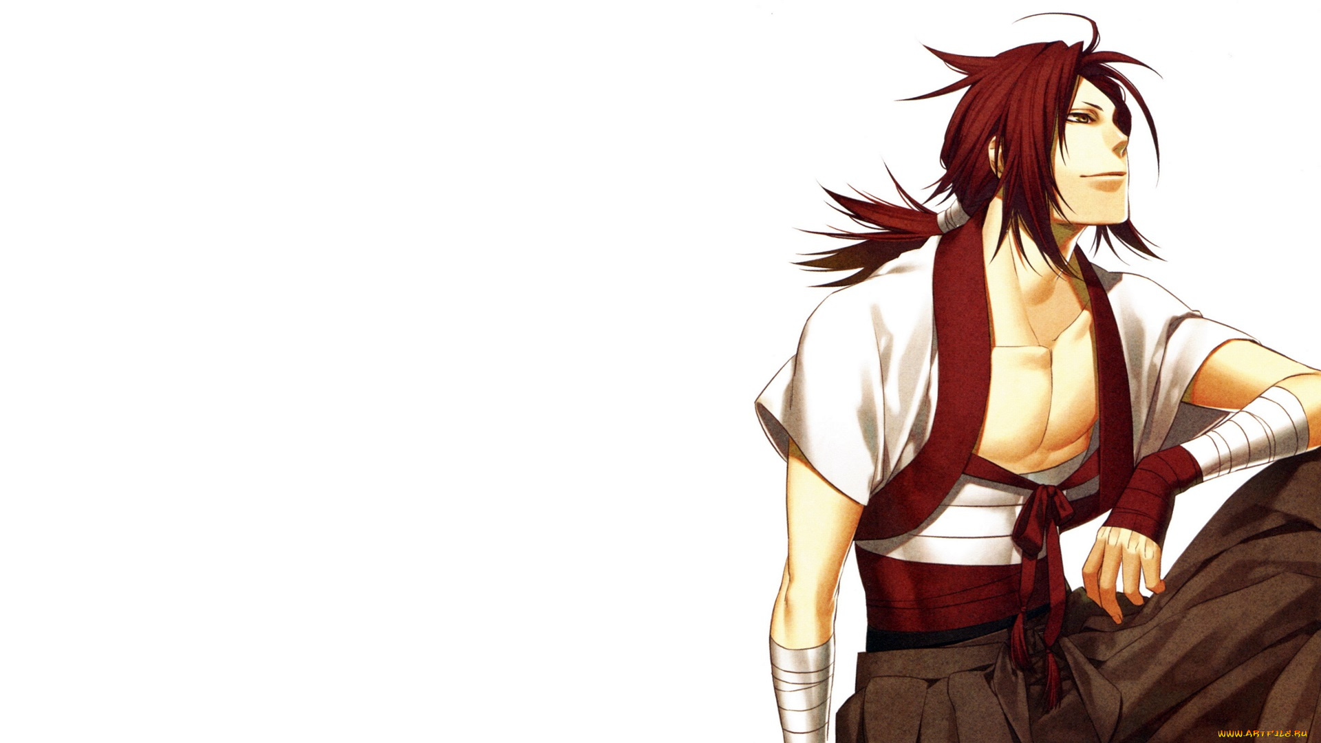 аниме, hakuouki, harada, sanosuke