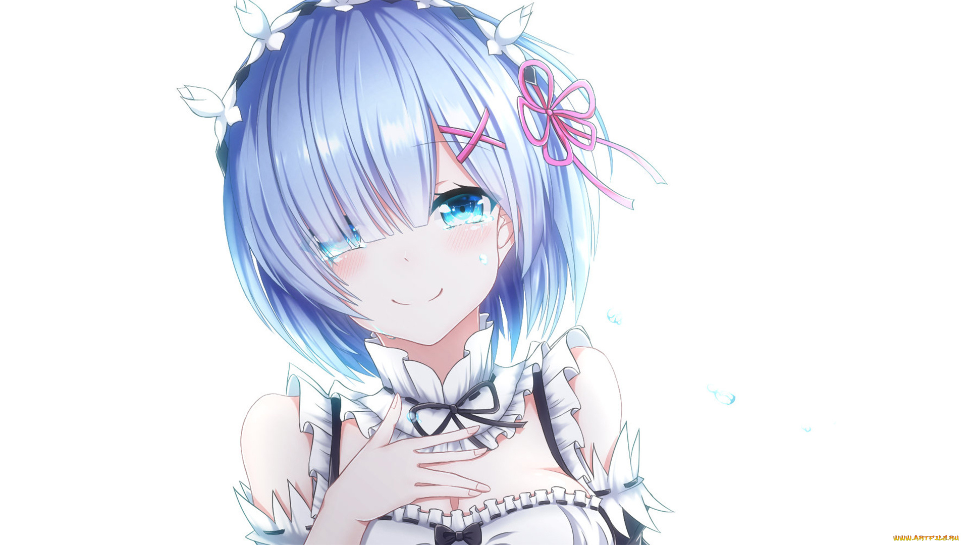 аниме, re, , zero, kara, hajimeru, isekai, seikatsu, девушка, взгляд, фон