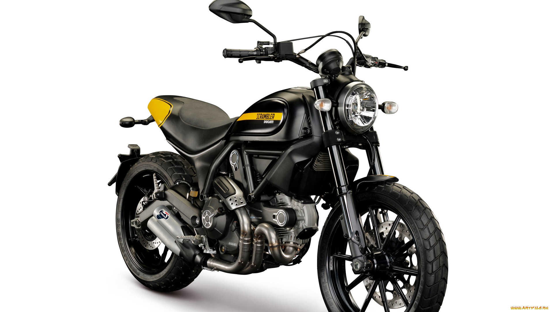 мотоциклы, ducati, scrambler, 2015г, throttle, full