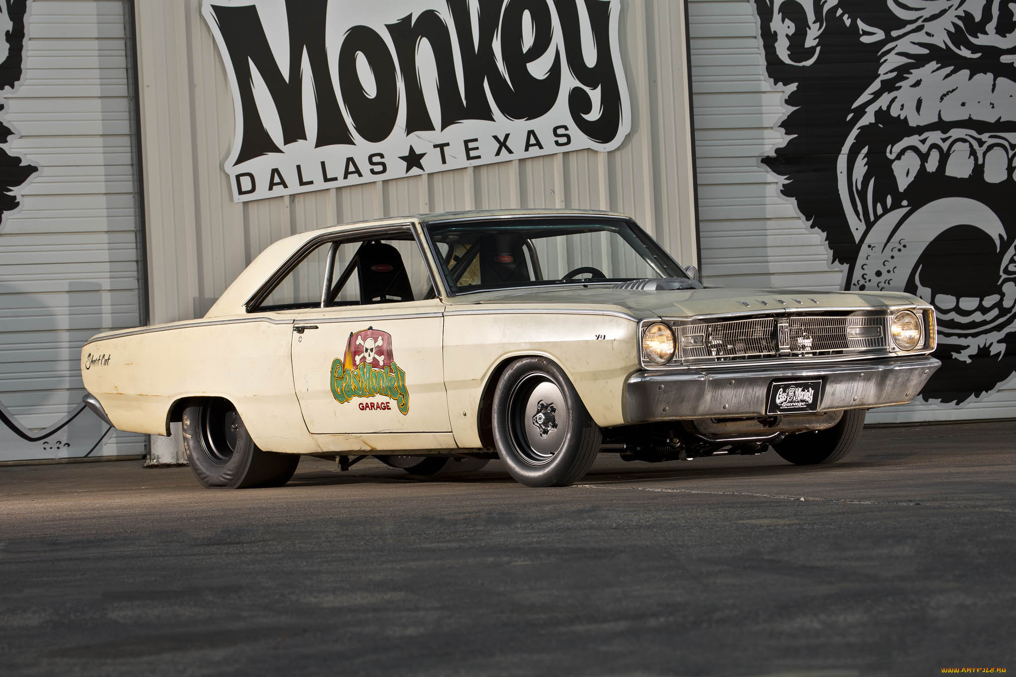 1967-dodge-dart-hellcat-gas-monkey, автомобили, dodge