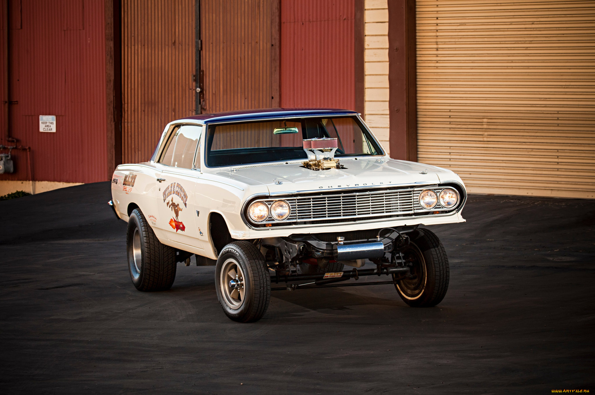 1964-chevelle-gasser, автомобили, chevrolet, chevelle