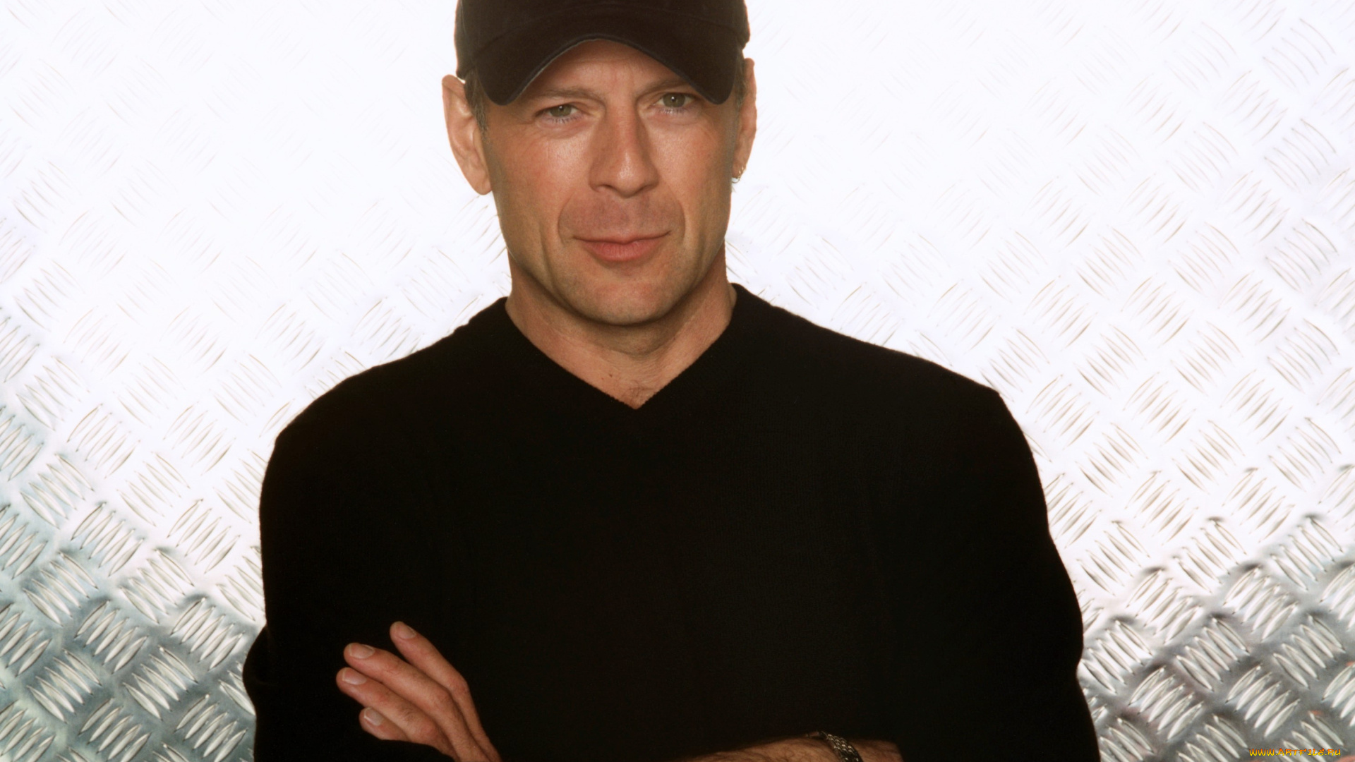 мужчины, bruce, willis, актер, свитер, кепка