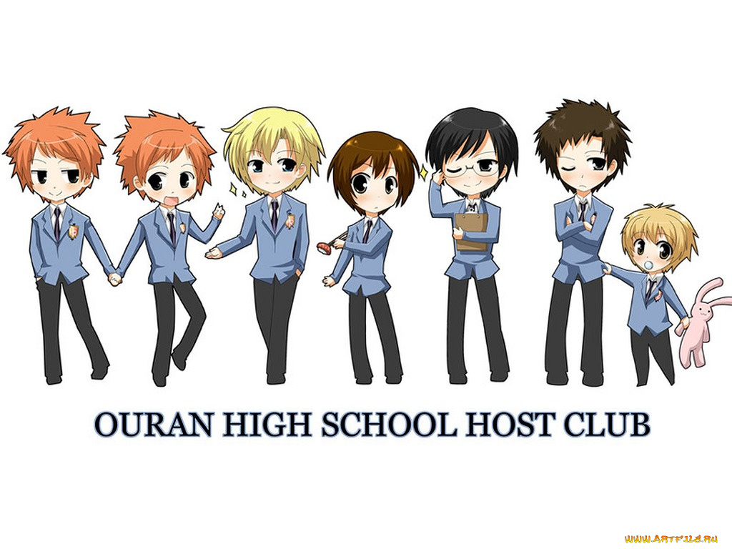 аниме, ouran, high, school, host, club