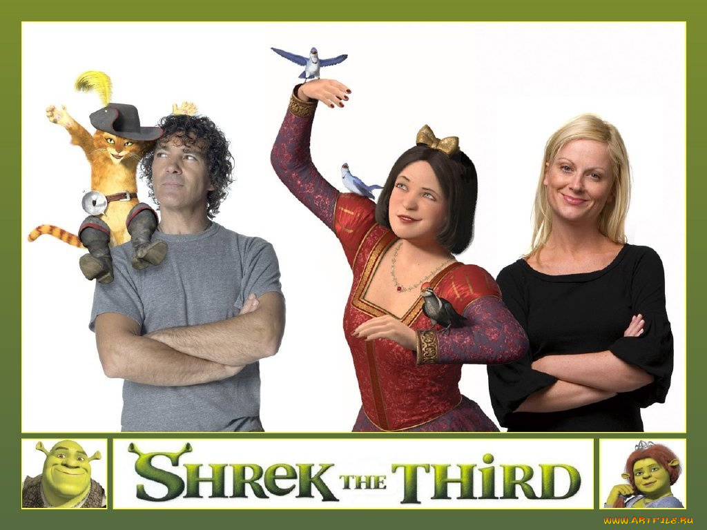 мультфильмы, shrek, the, third