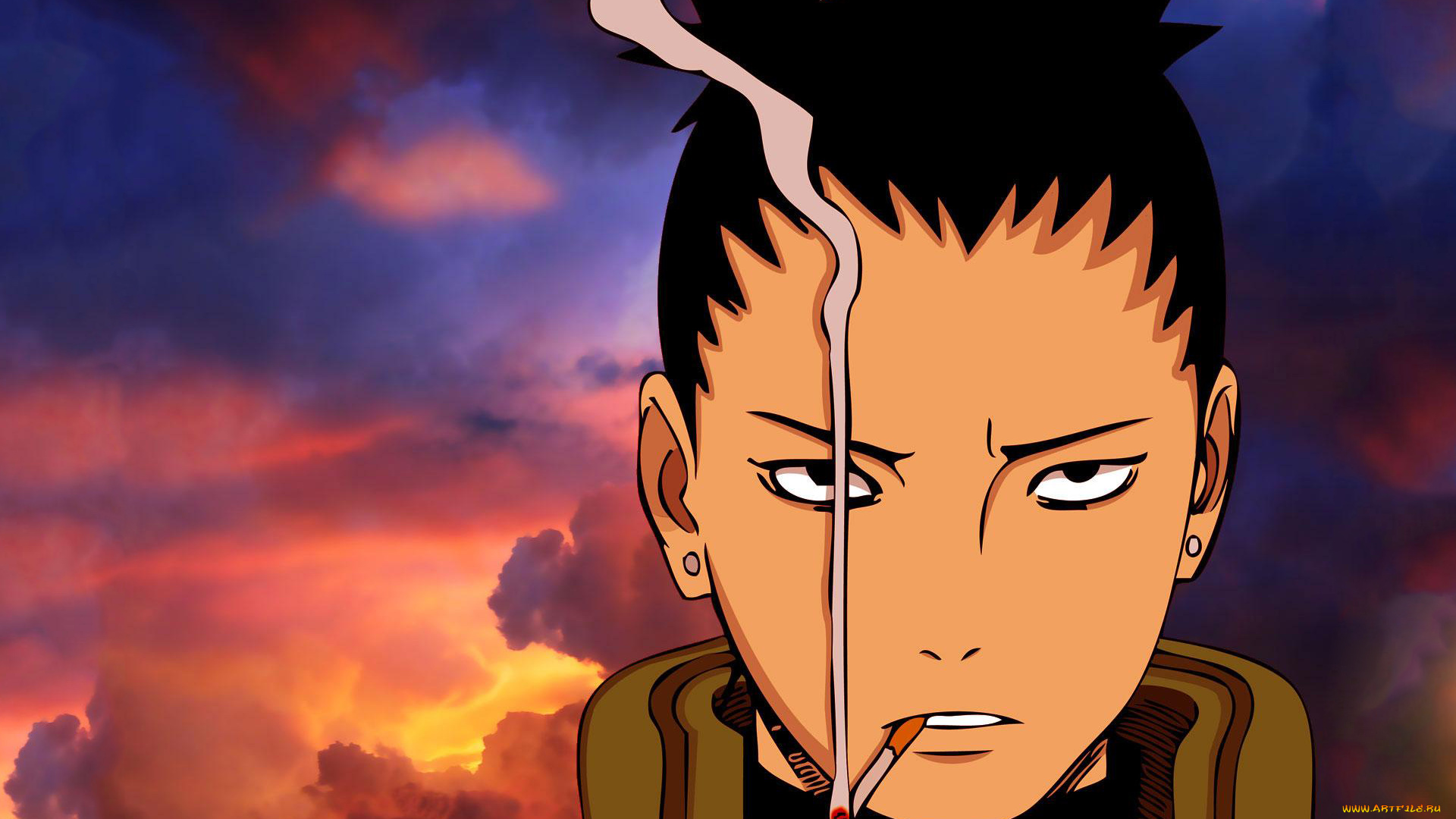 аниме, naruto, shikamaru