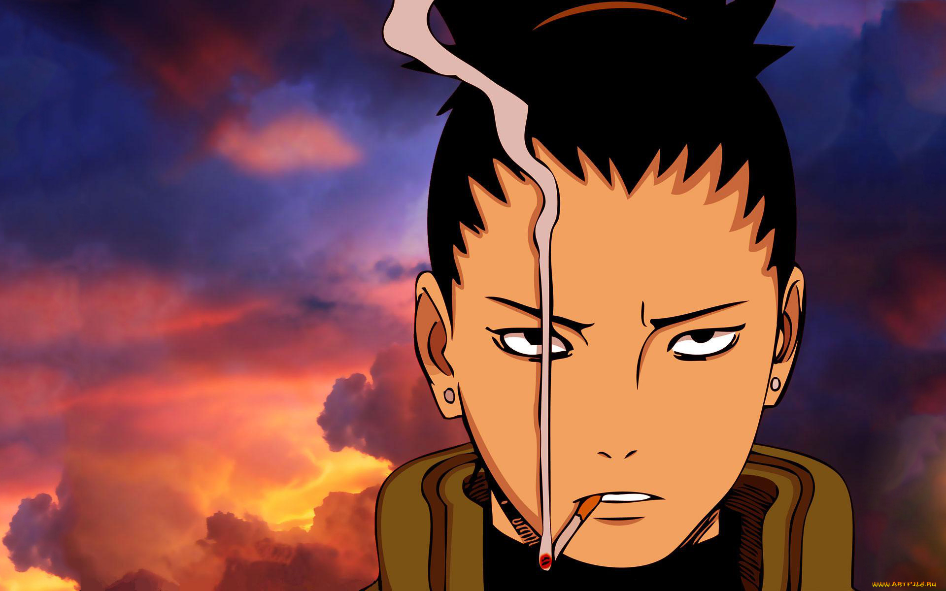 аниме, naruto, shikamaru