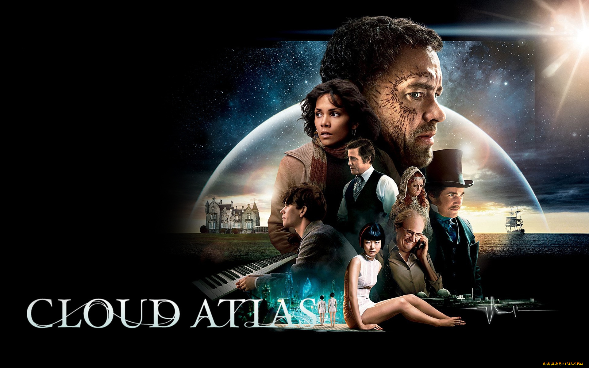 cloud, atlas, кино, фильмы, облачный, атлас