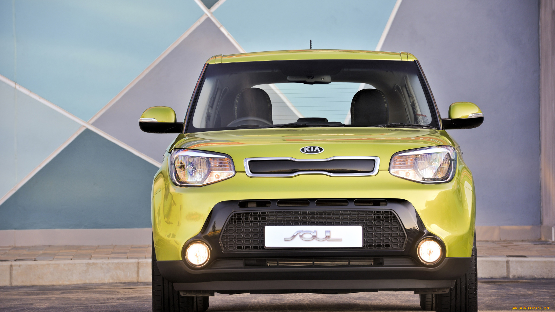 автомобили, kia, soul, za-spec, 2014г, зеленый