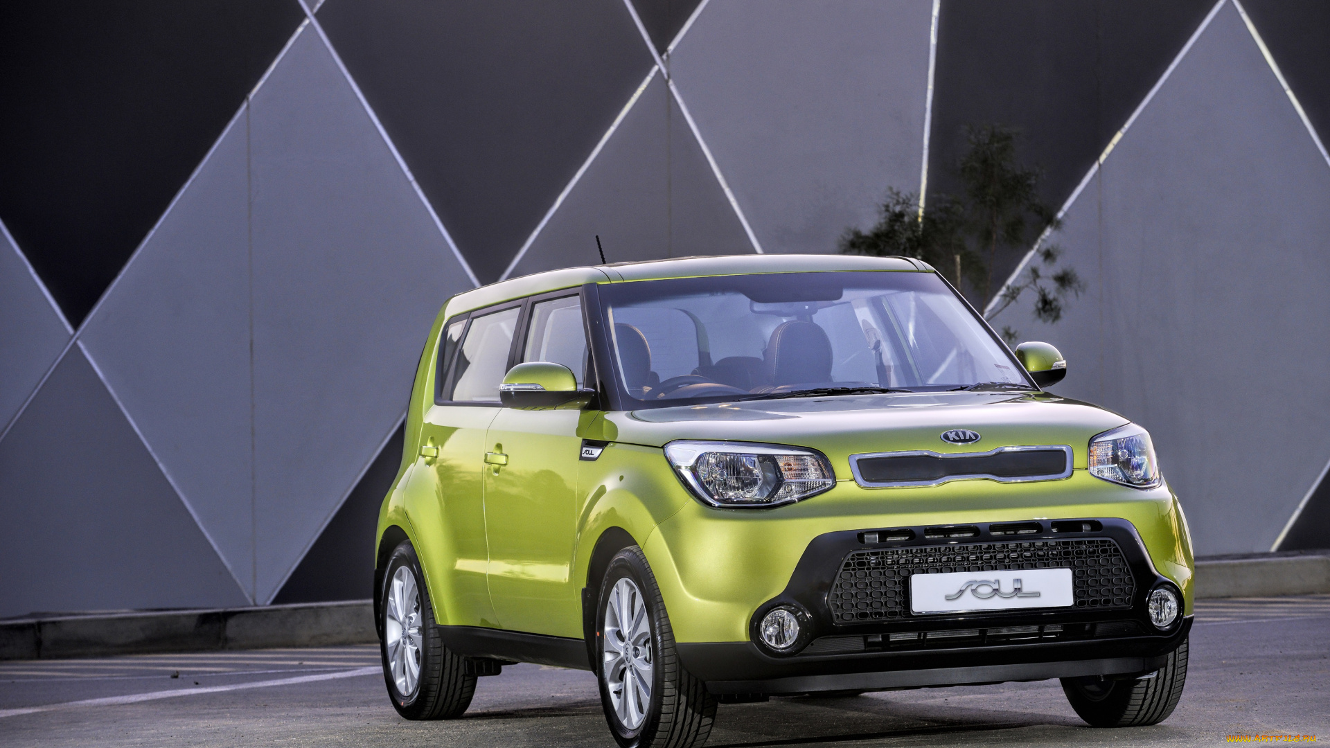 автомобили, kia, soul, za-spec, 2014г, зеленый