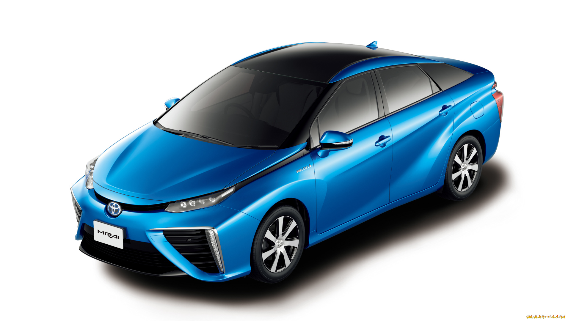 автомобили, toyota, mirai, 2015г, синий