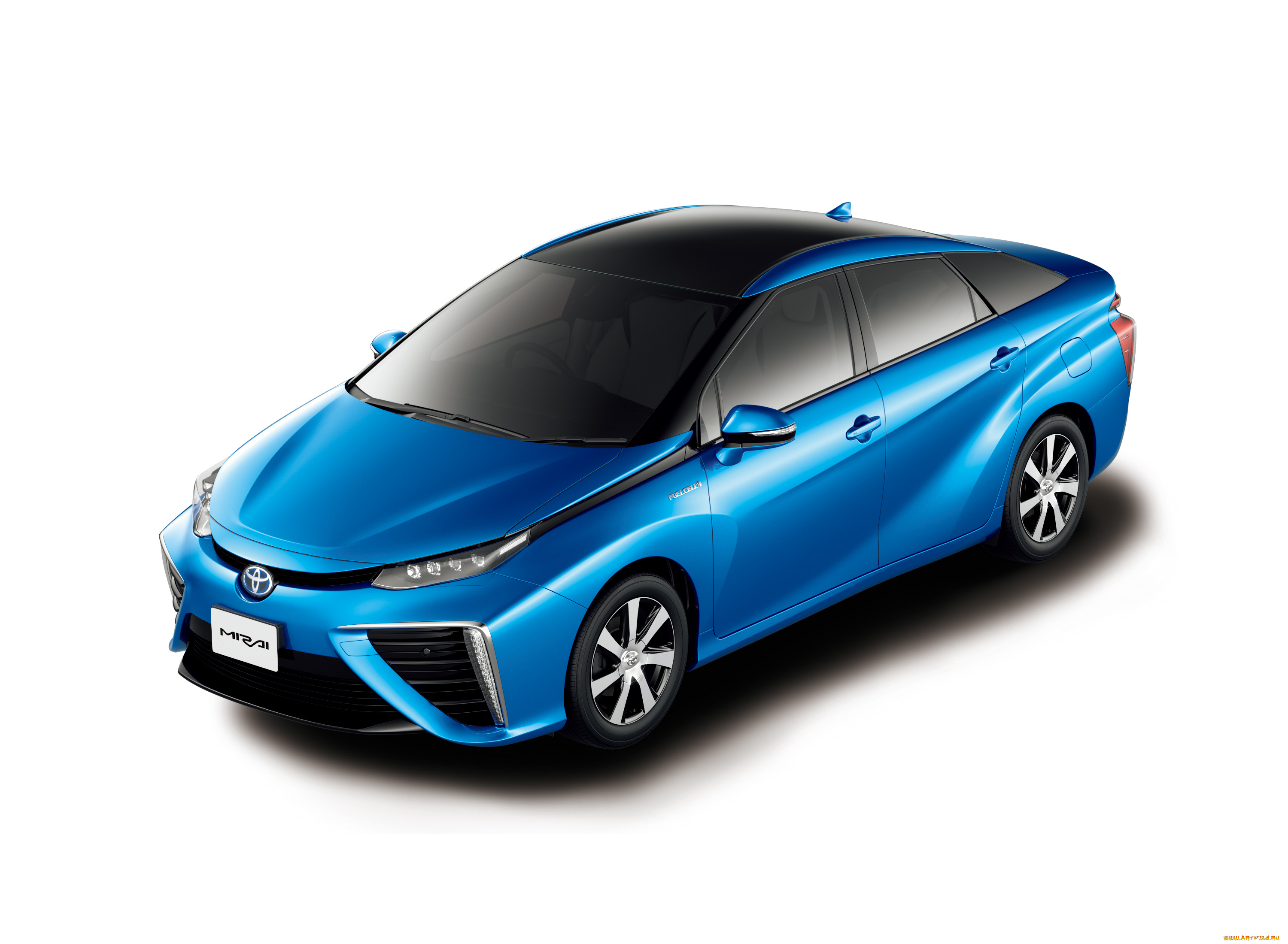 автомобили, toyota, mirai, 2015г, синий