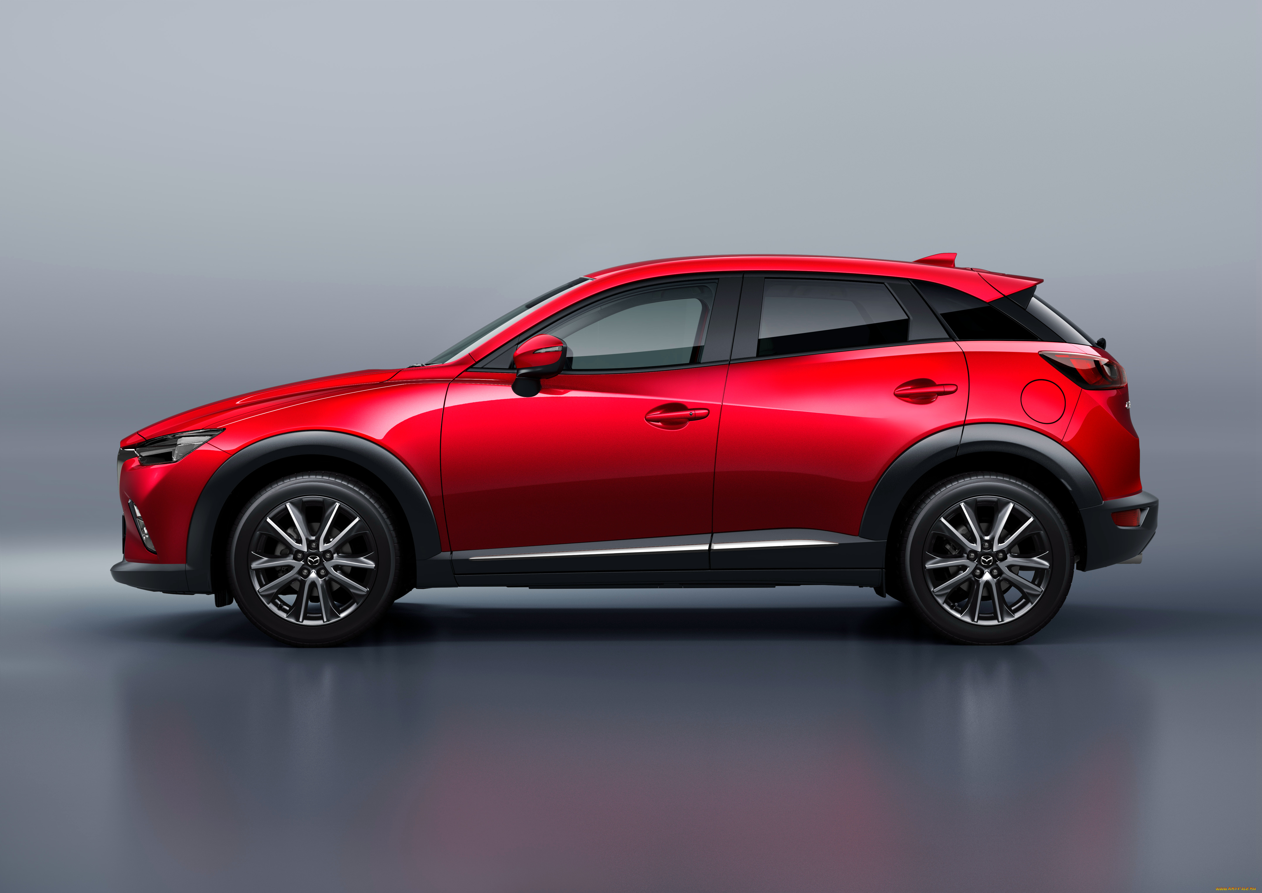 автомобили, mazda, 2015г, красный, jp-spec, cx-3