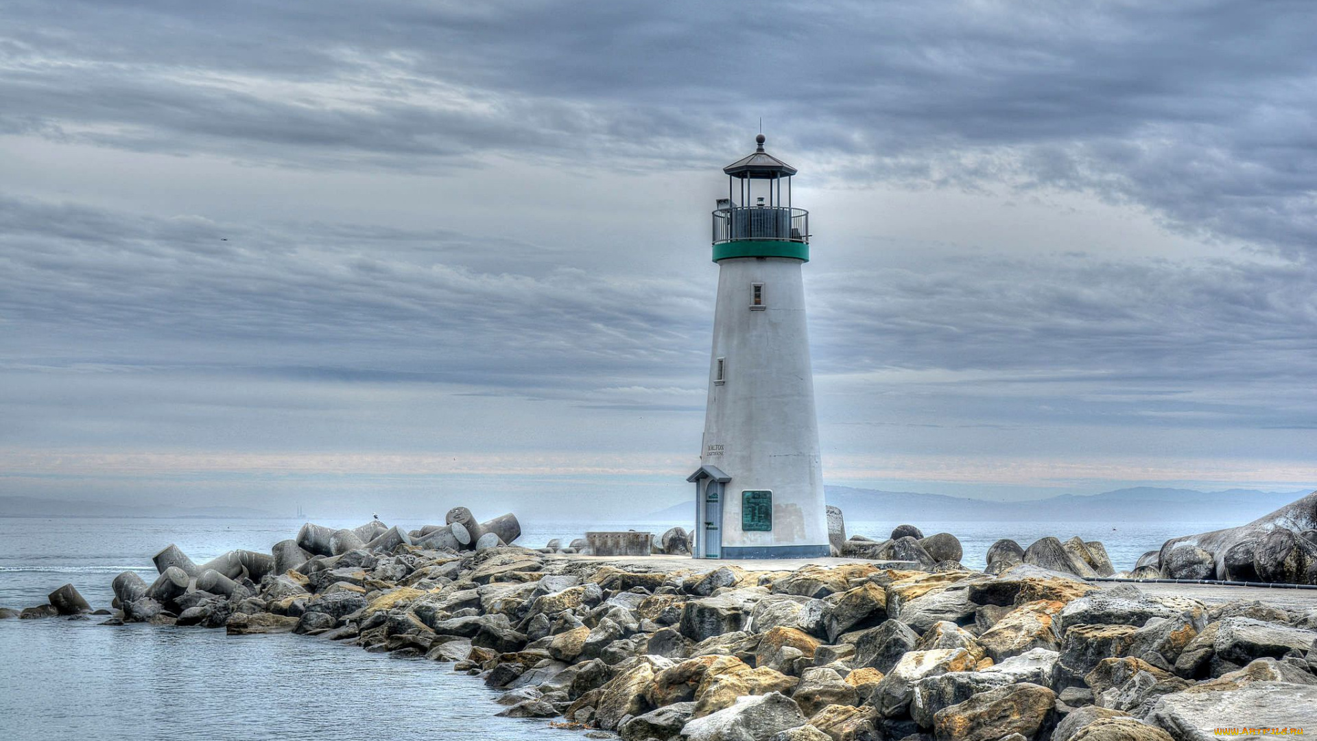 природа, маяки, сша, walton, lighthouse, побережье, маяк, santa, cruz