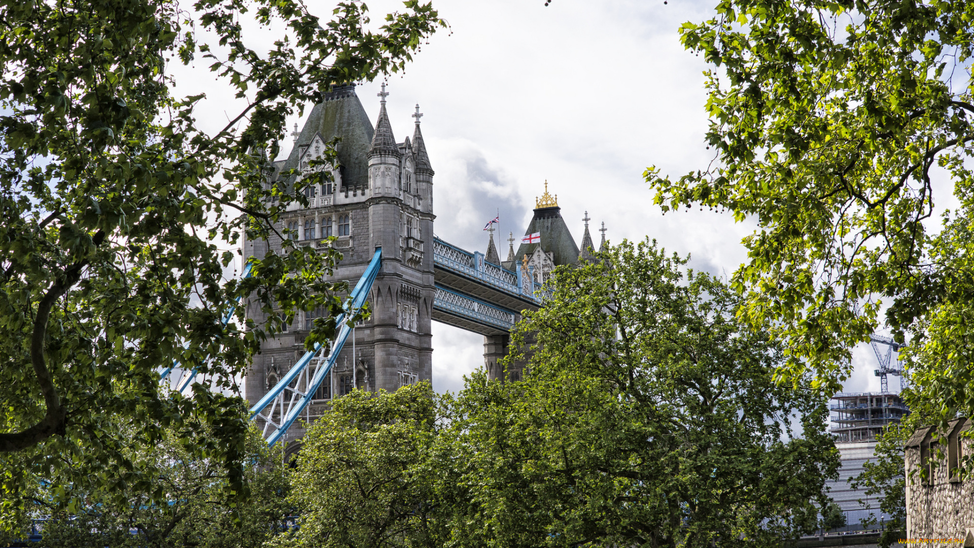 tower, bridge, города, лондон, , великобритания, простор