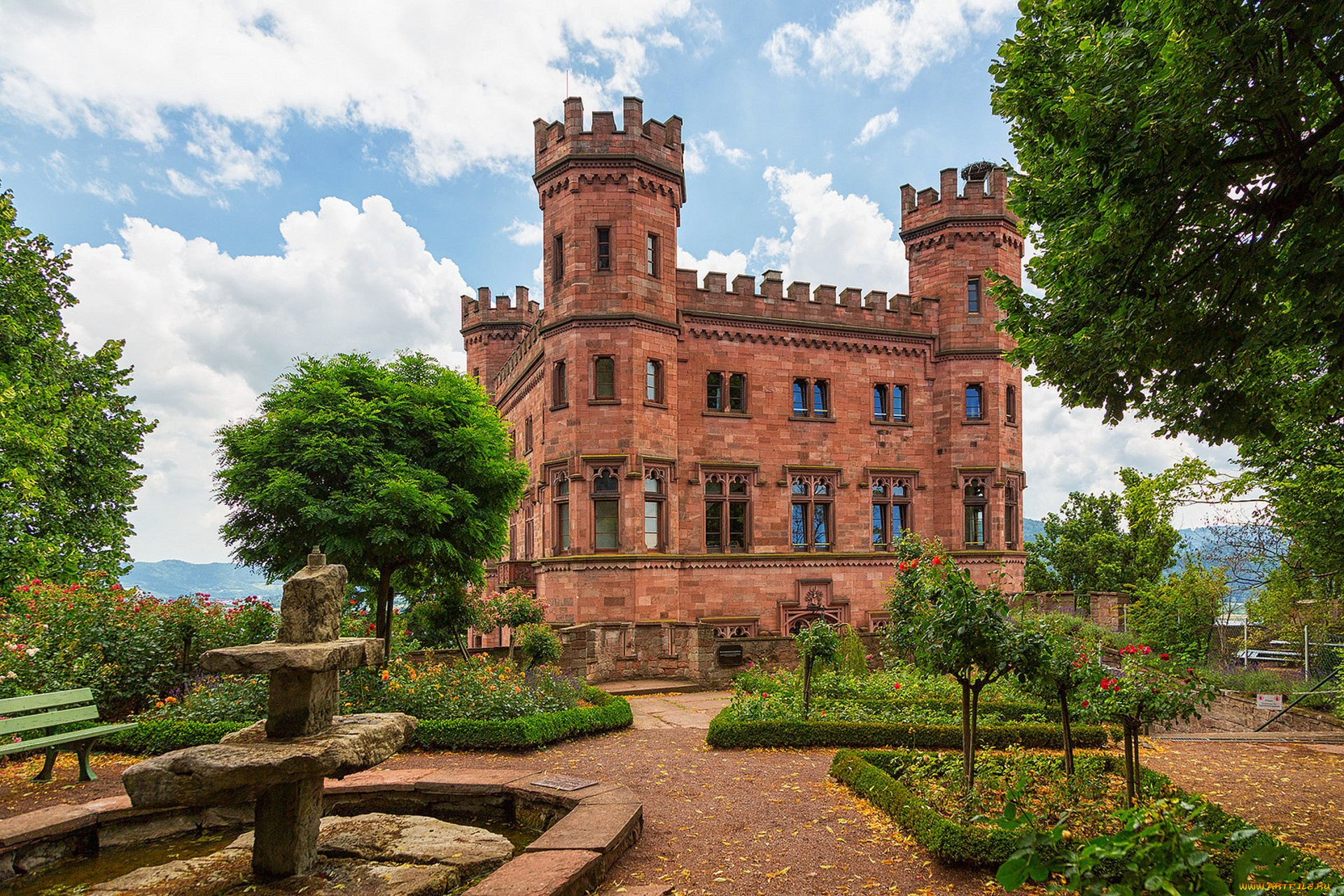 ortenberg, castle, города, замки, германии, замок