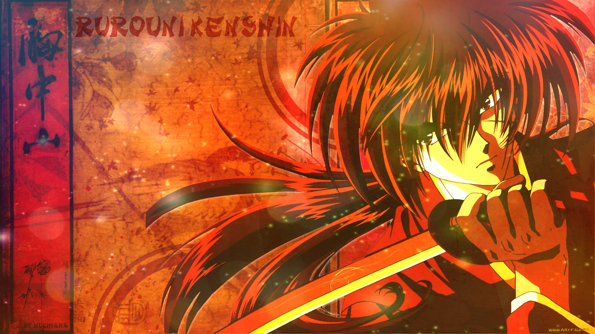 аниме, rurouni, kenshin, kenshin, himura, rurouni