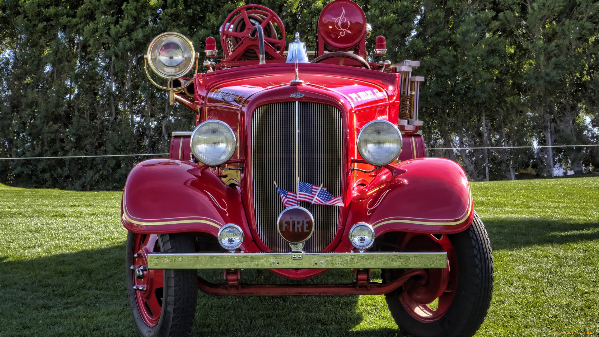 1934, howechevrolet, fire, truck, автомобили, пожарные, машины, автошоу, выставка