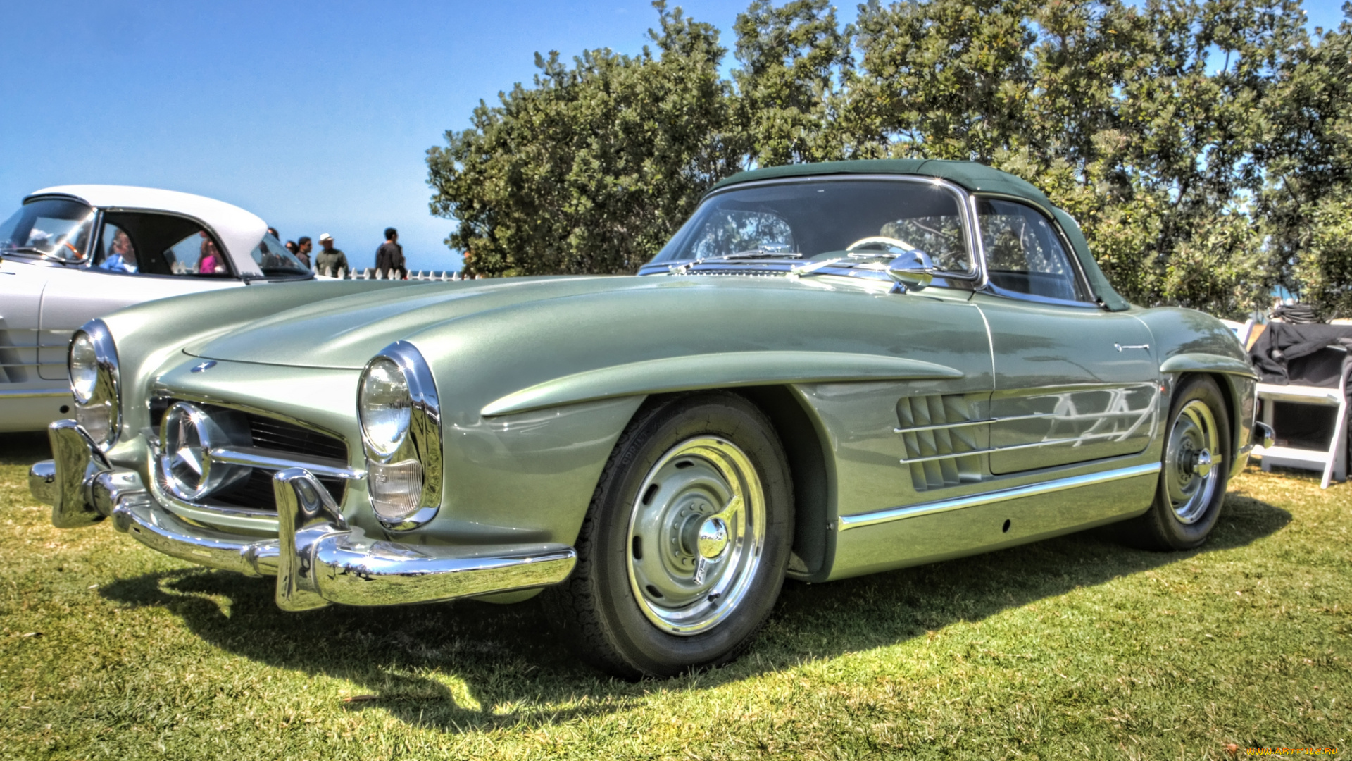 1958, mercedes-benz, 300sl, roadster, автомобили, выставки, и, уличные, фото, выставка, автошоу