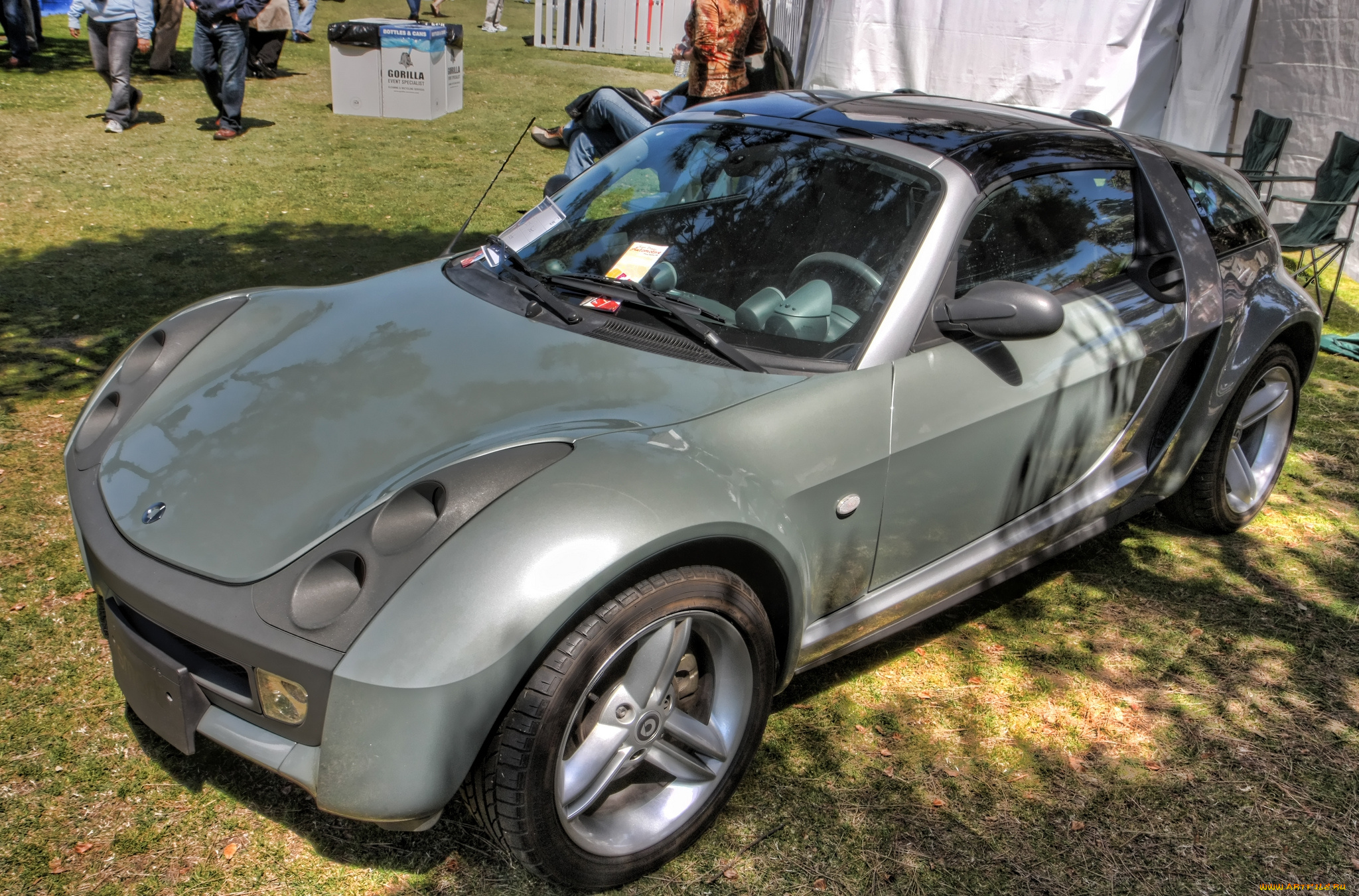 2005, smart, roadster, автомобили, выставки, и, уличные, фото, выставка, автошоу