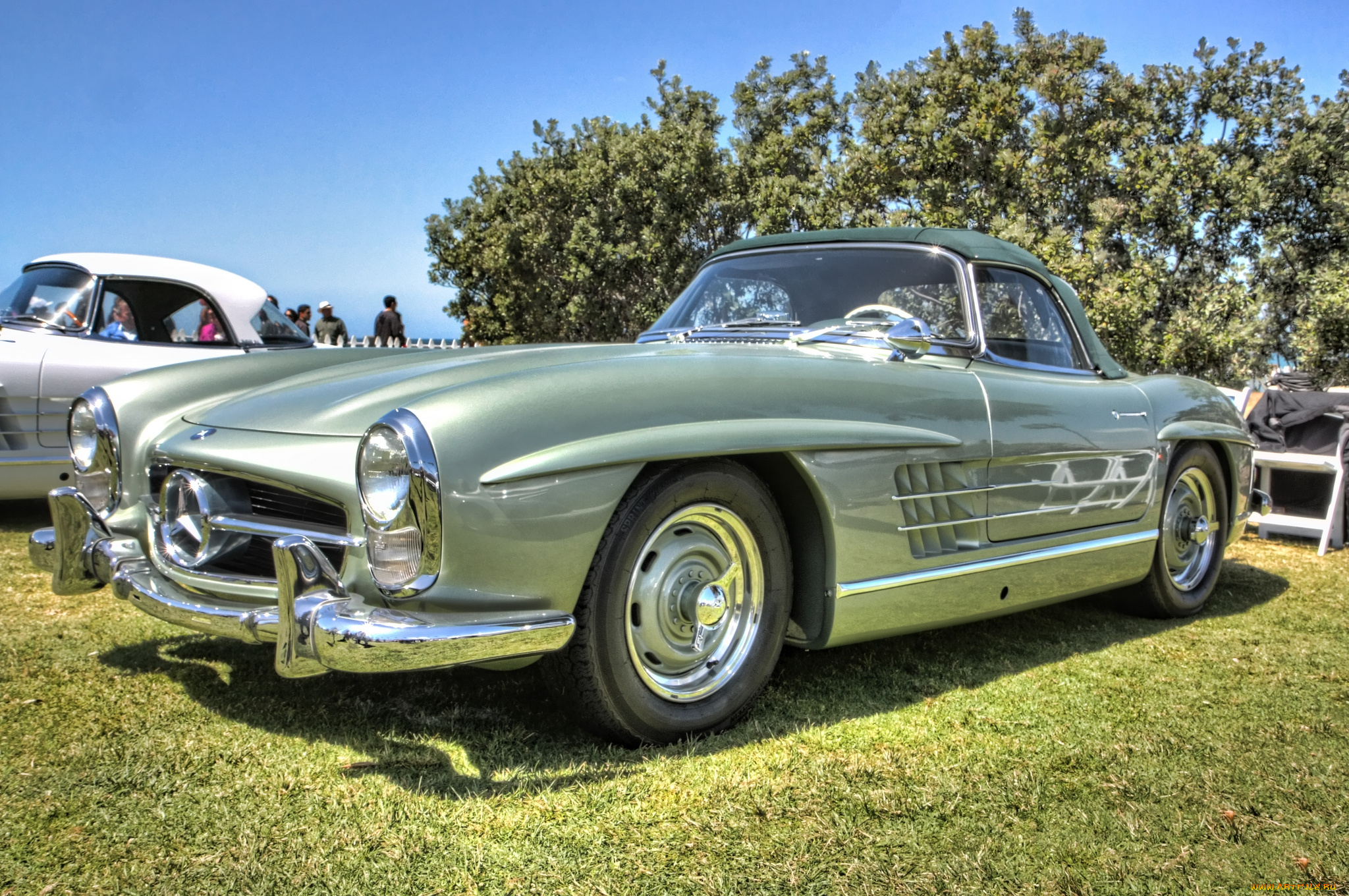 1958, mercedes-benz, 300sl, roadster, автомобили, выставки, и, уличные, фото, выставка, автошоу