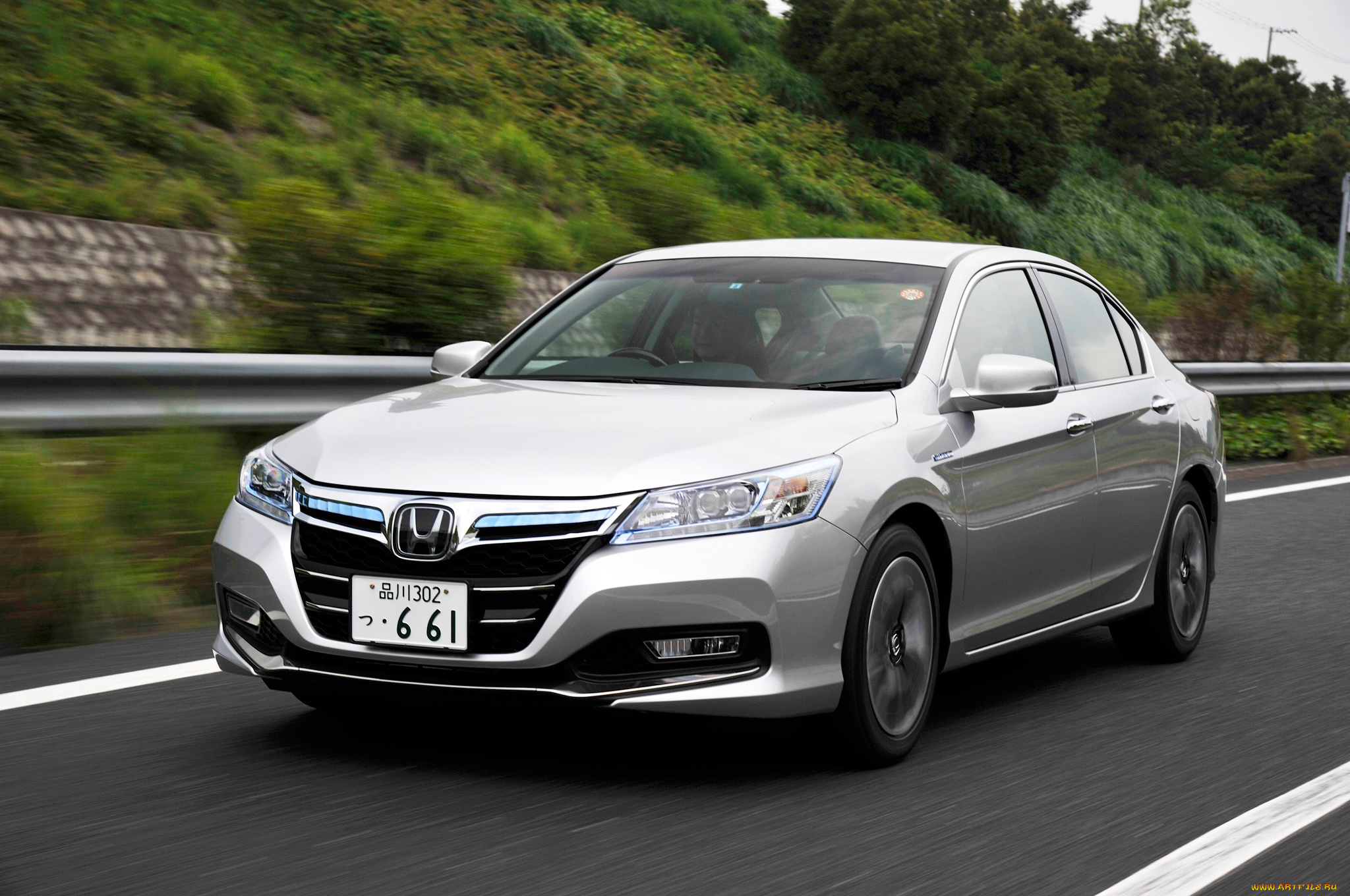 автомобили, honda, серый, 2013г, jp-spec, accord, hybrid