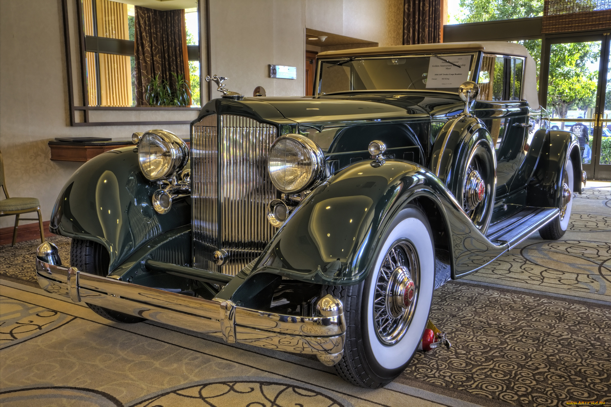 1934, packard, twelve, 1107, coupe, roadster, автомобили, виртуальный, тюнинг, автошоу, выставка