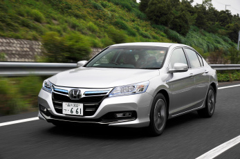 обоя автомобили, honda, серый, 2013г, jp-spec, accord, hybrid