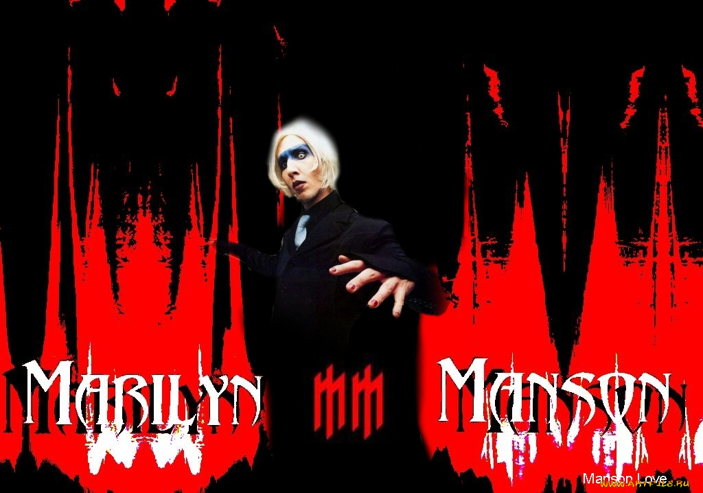 manson, love, музыка, marilyn