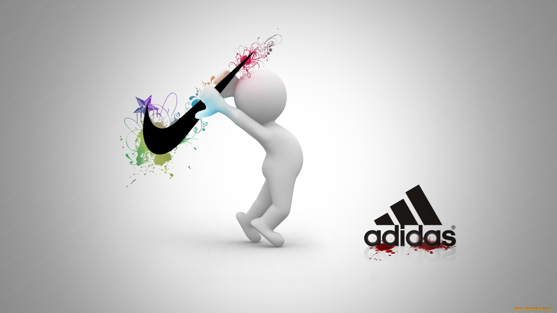 бренды, adidas, серый, адидас, nike, найк