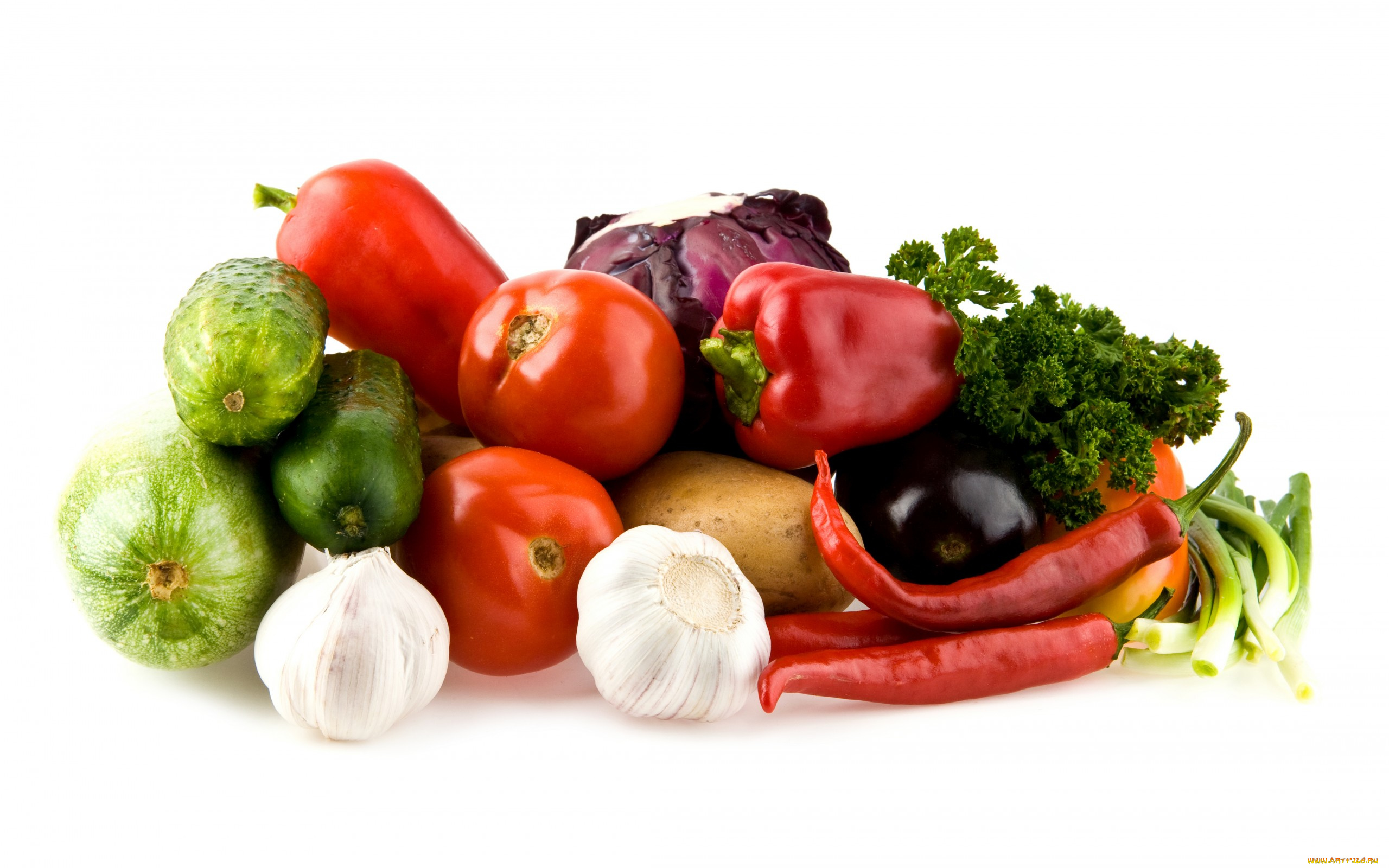 еда, овощи, чеснок, перец, огурцы, картошка, зелень, помидоры, томаты