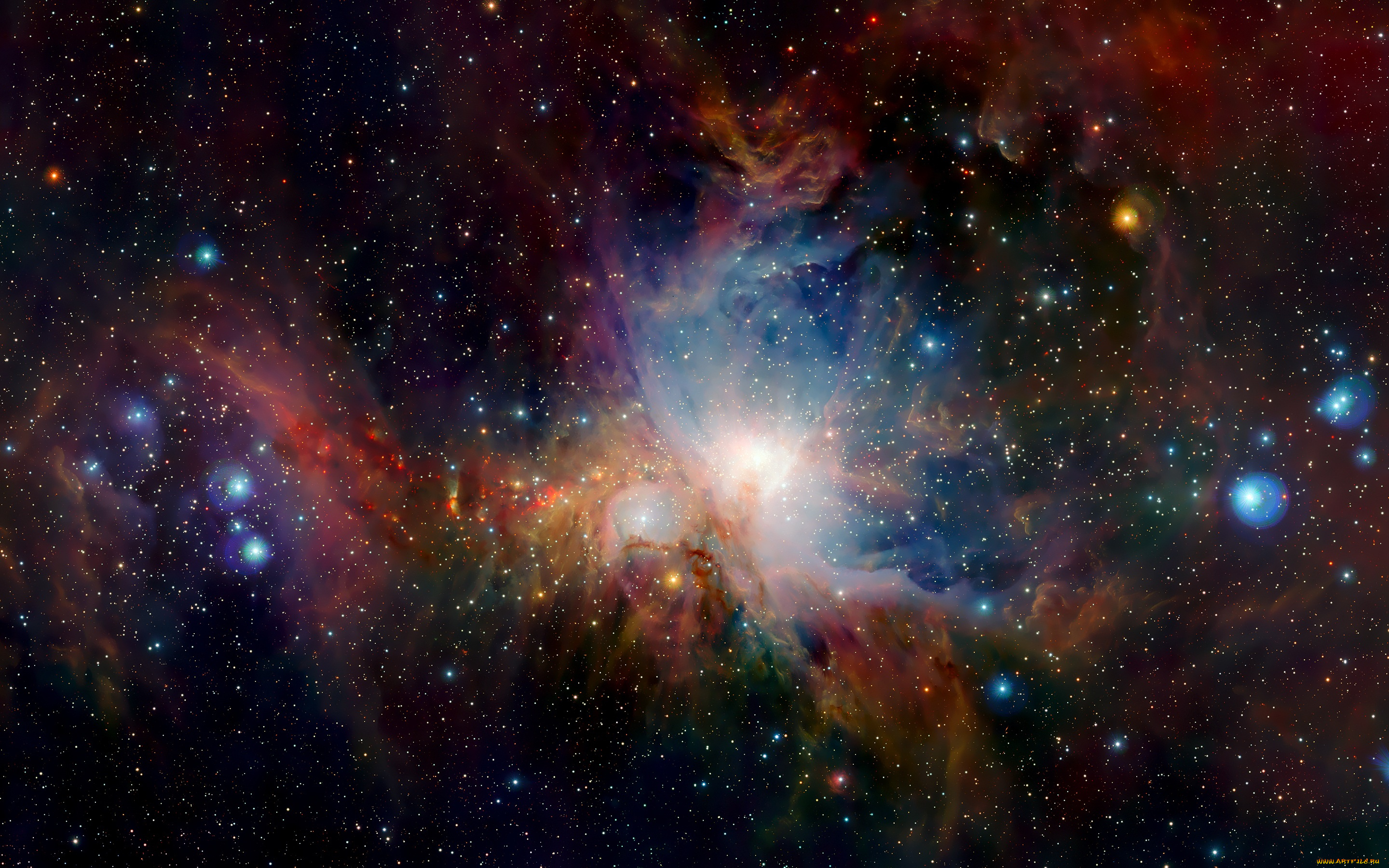 космос, галактики, туманности, ngc, 1976, m42, мессье, 42, m, туманность, ориона, messier, orion, nebula