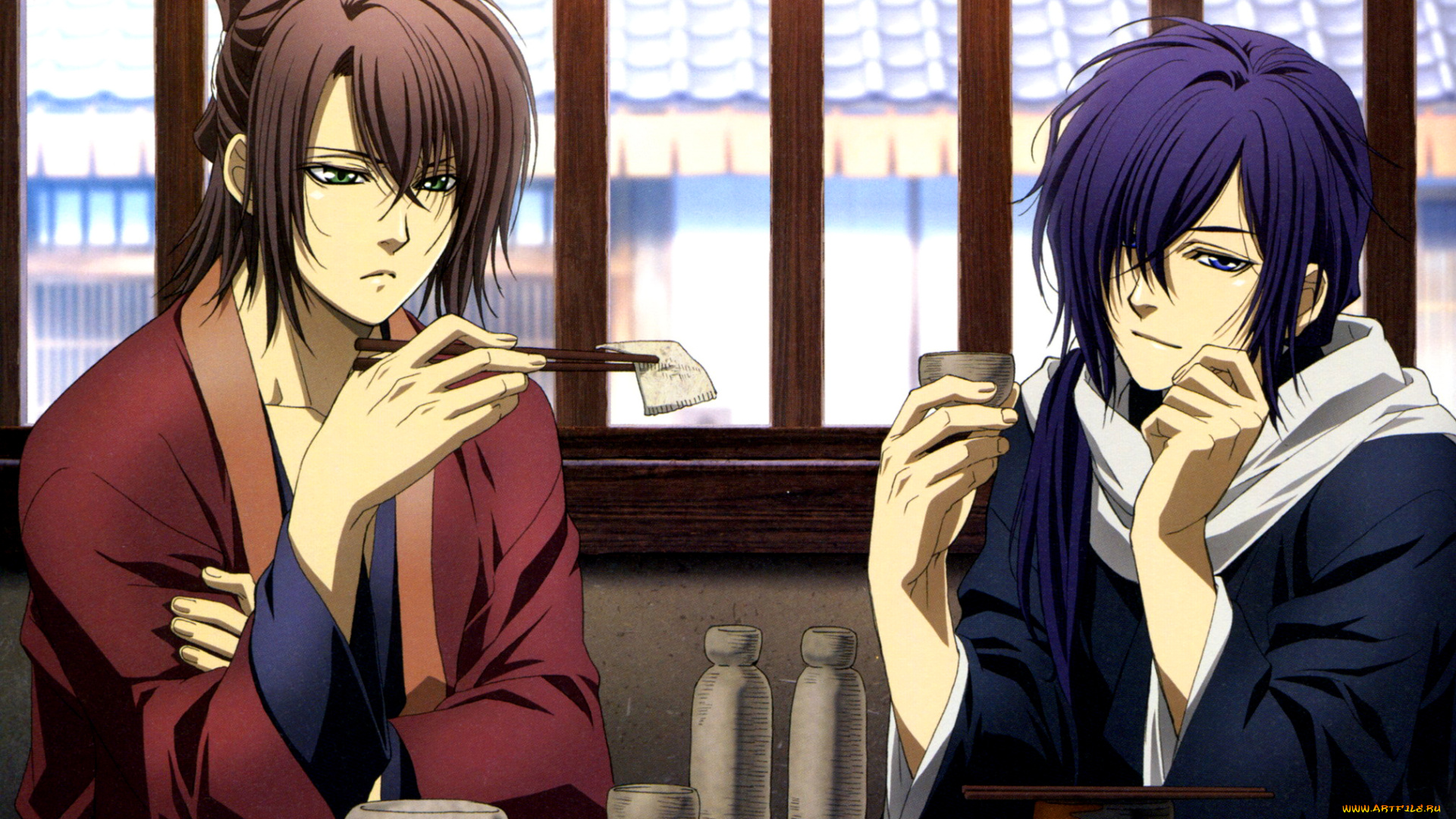 аниме, hakuouki, shinsengumi, kitan