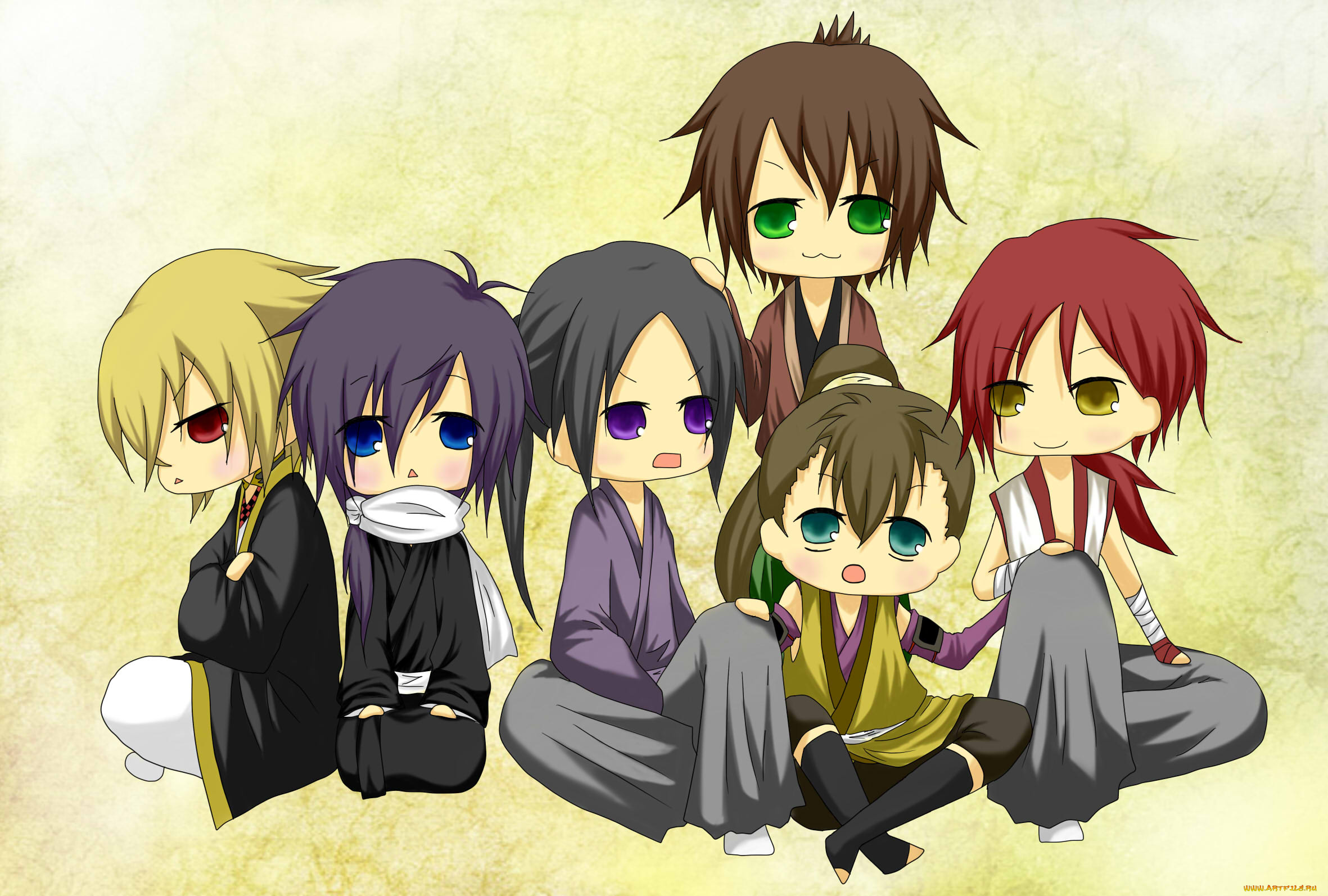 аниме, hakuouki, shinsengumi, kitan