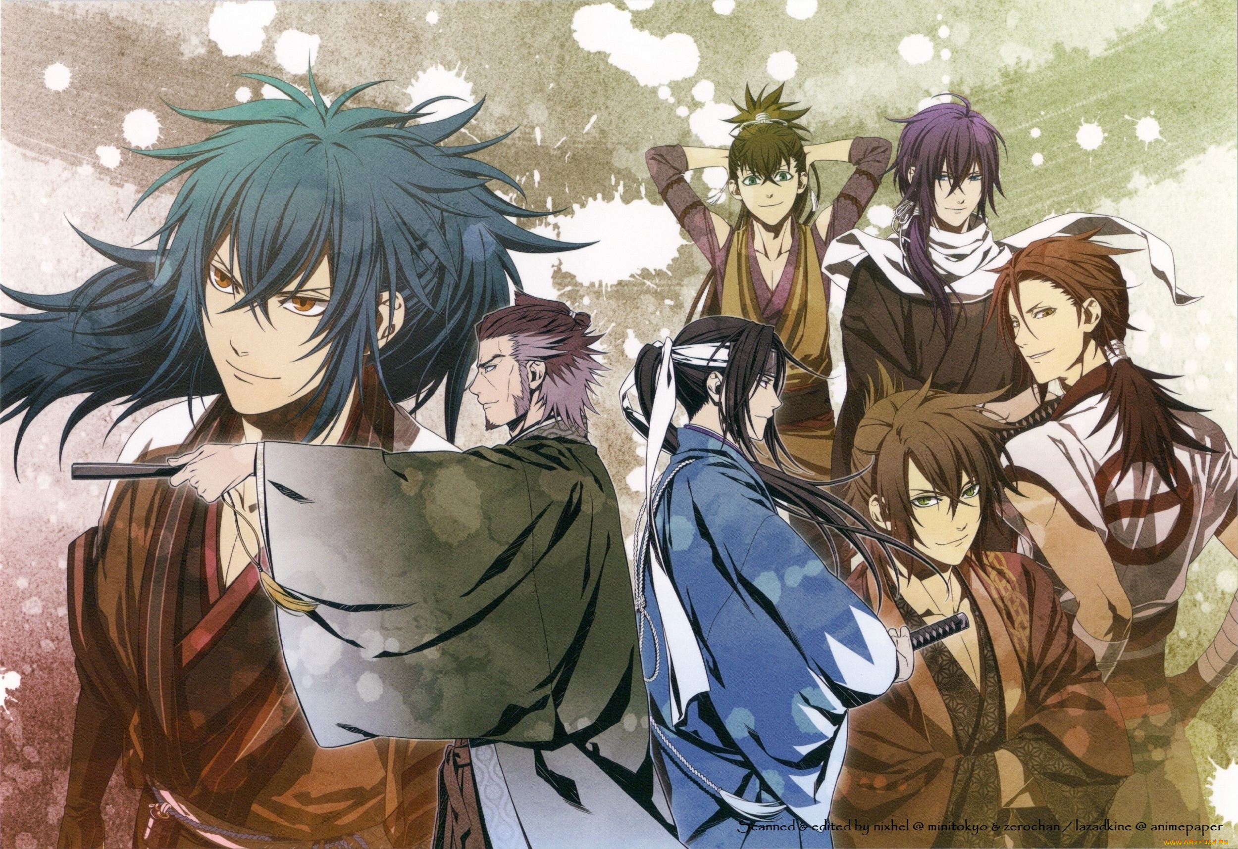 аниме, hakuouki, shinsengumi, kitan