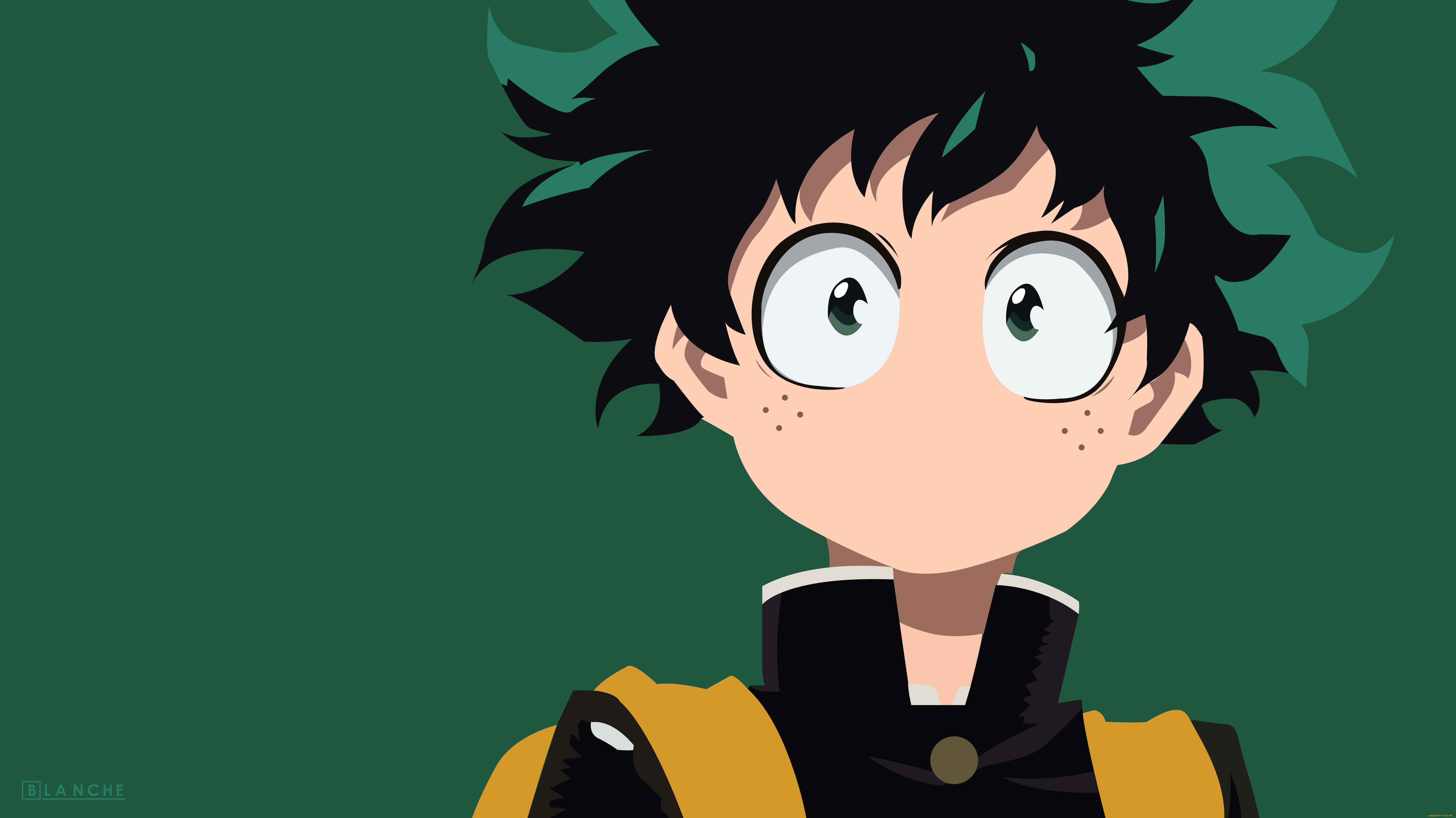 аниме, boku, no, hero, academia, izuku