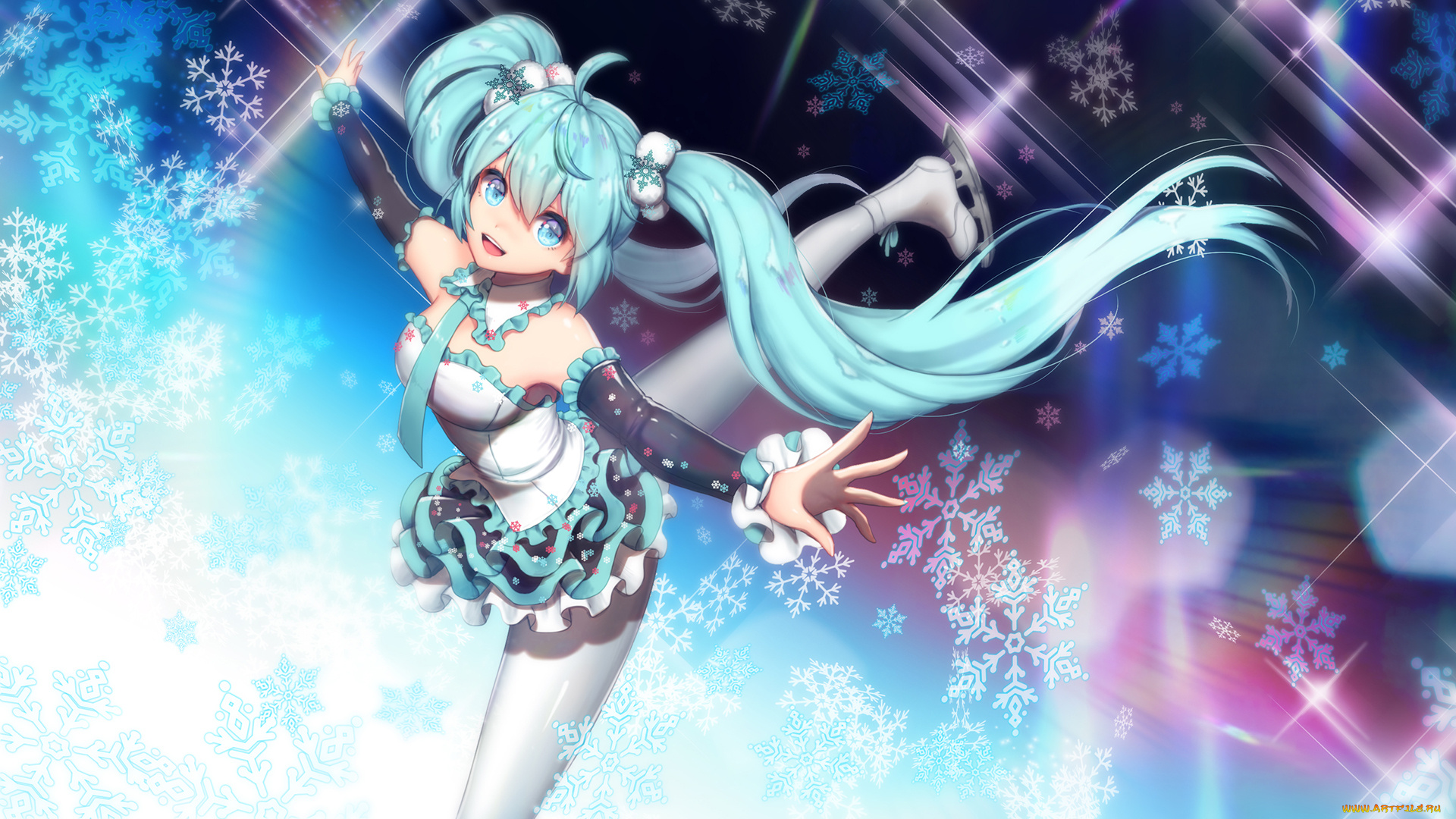 аниме, vocaloid, hatsune, miku