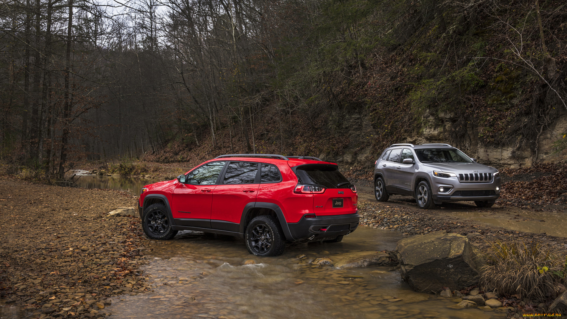 jeep, cherokee, trailhawk, and, cherokee, limited, 2019, автомобили, jeep, limited, cherokee, 2019, trailhawk